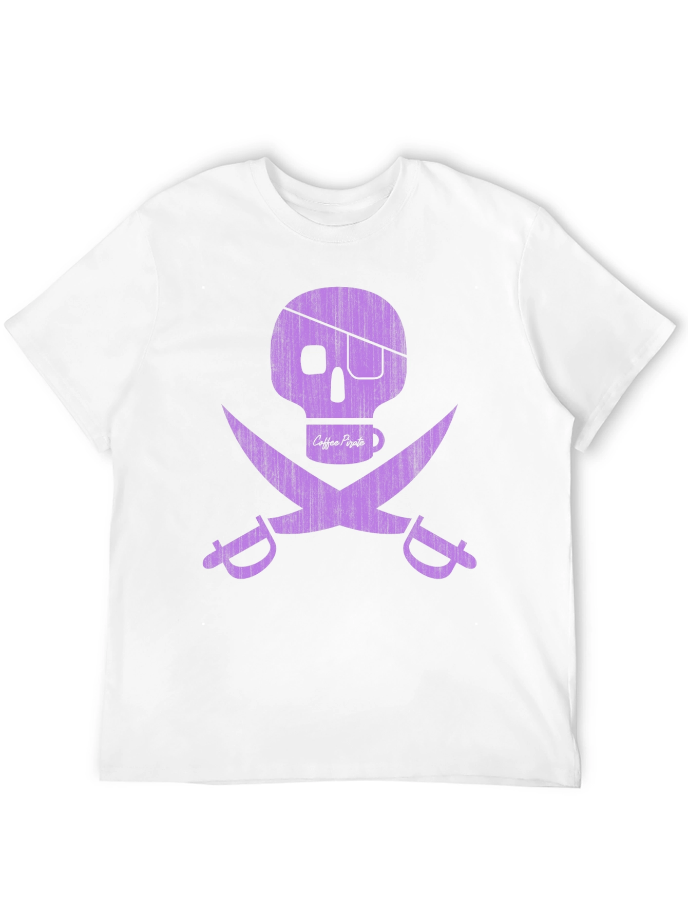 Coffee Pirate Graphic T-Shirt - Skull & Swords