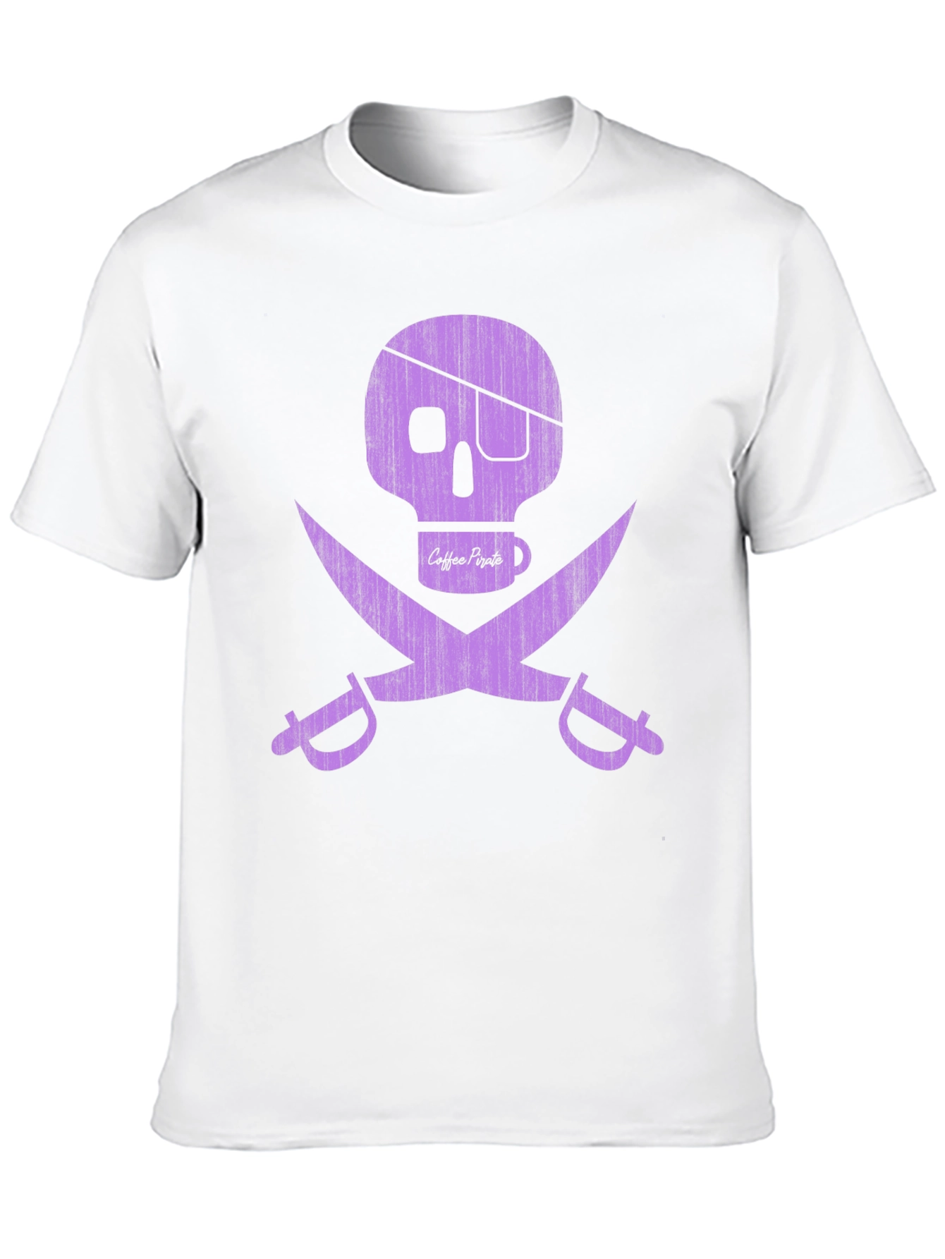 Coffee Pirate Graphic T-Shirt - Skull & Swords
