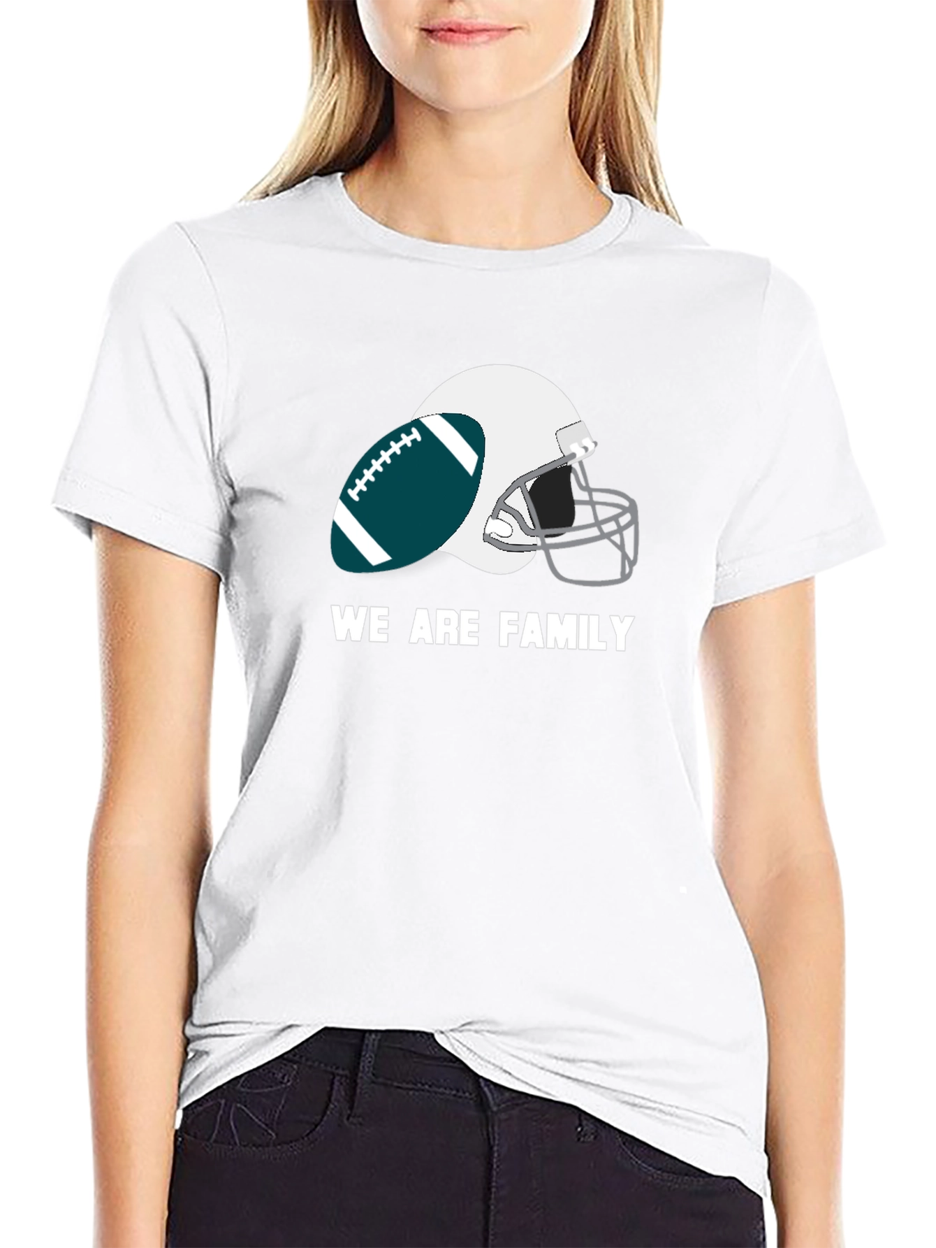We Are Family Football T-Shirt
