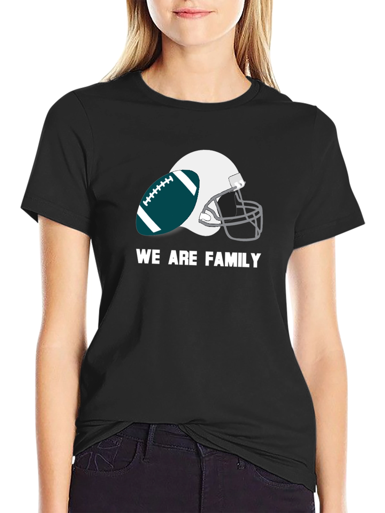 We Are Family Football T-Shirt