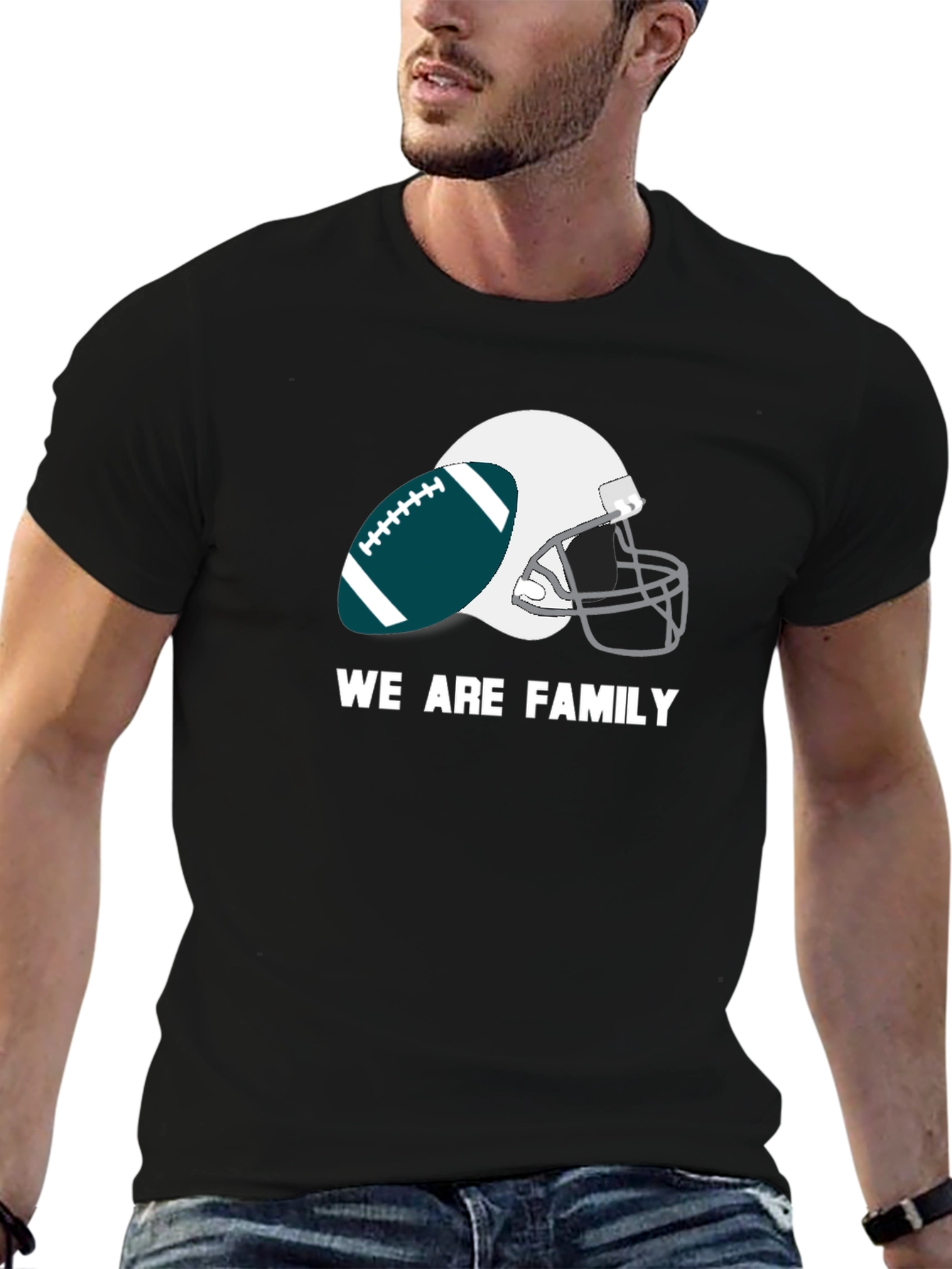 We Are Family Football T-Shirt