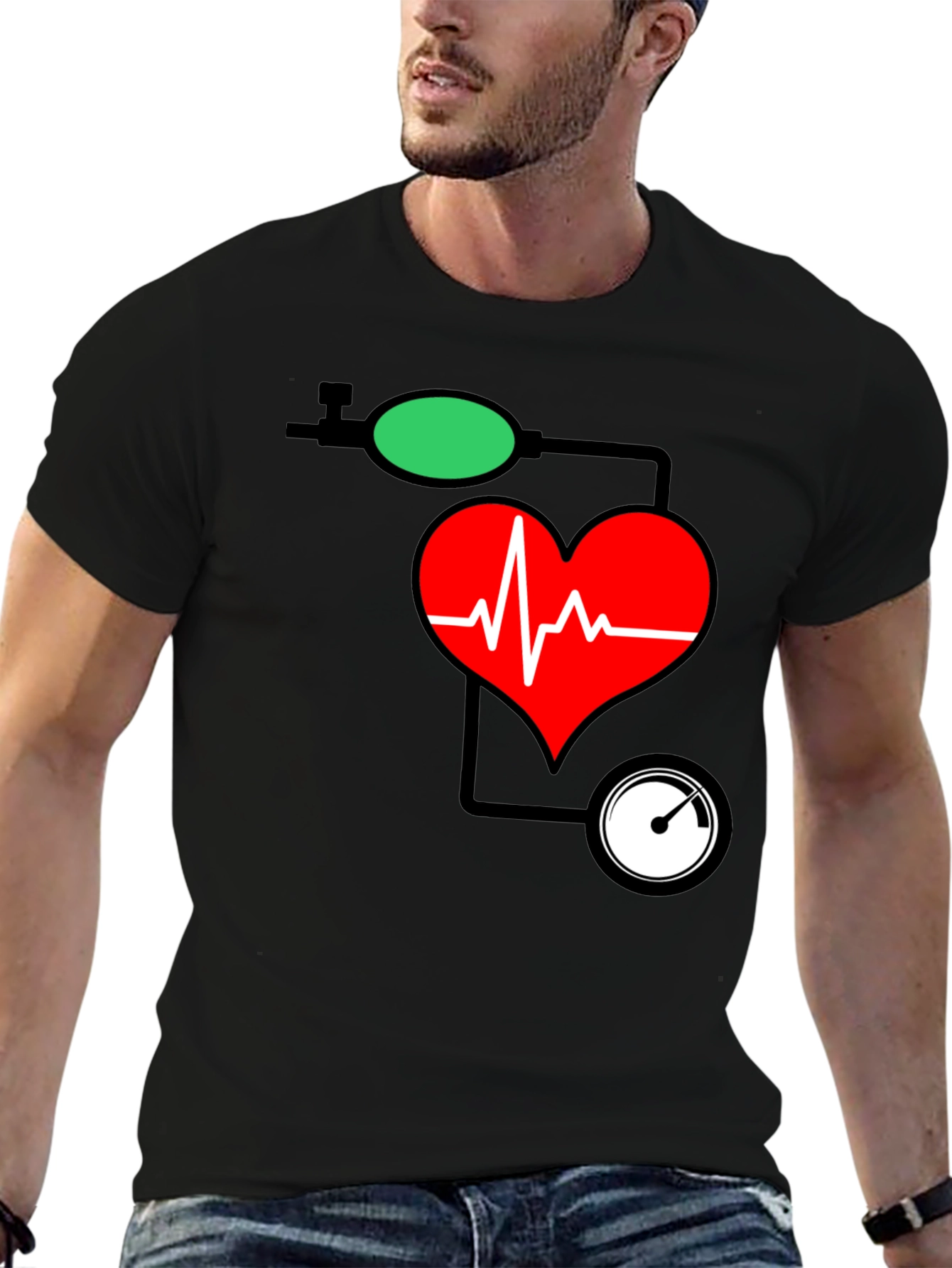 Heartbeat T-Shirt - Medical Graphic Tee
