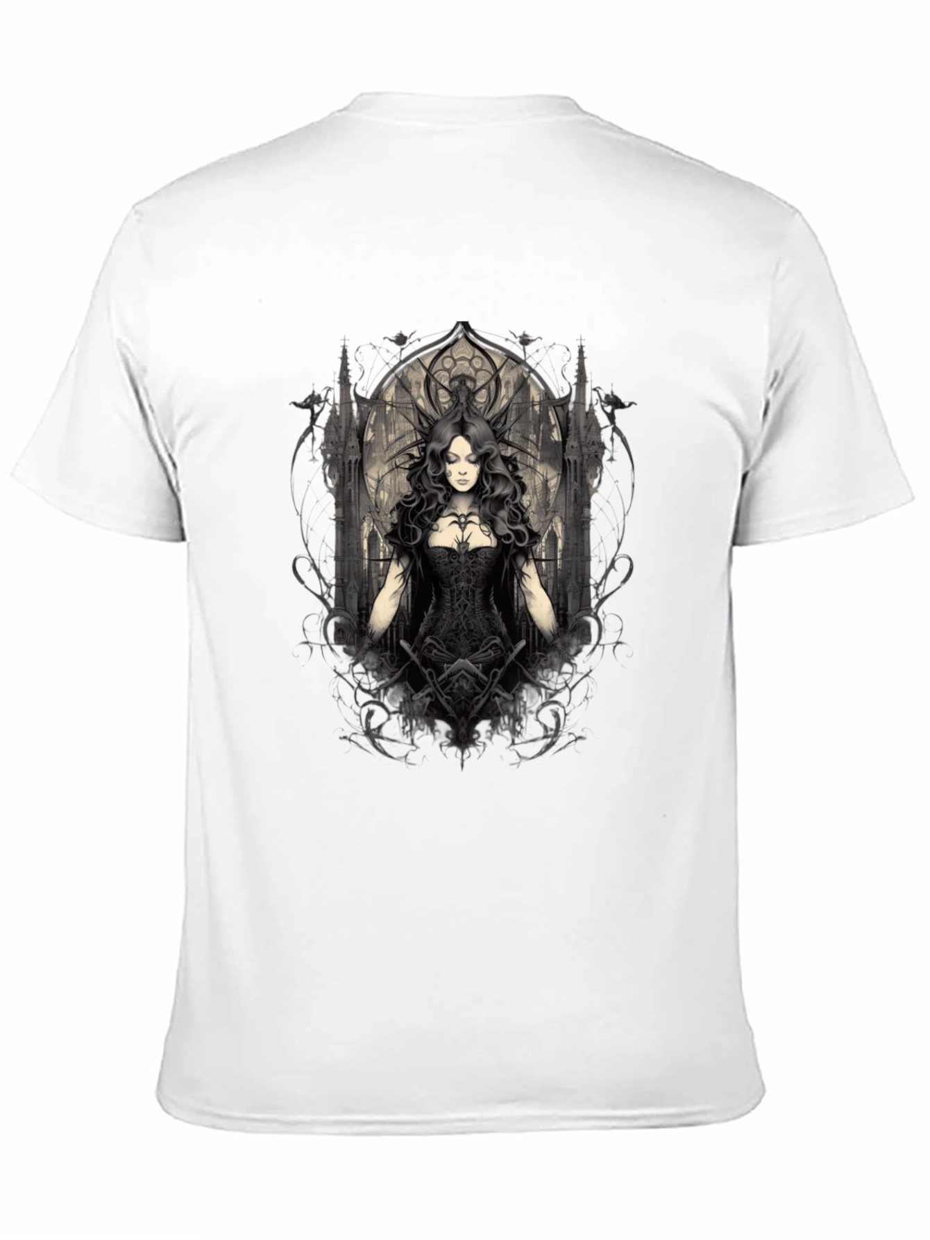 Gothic Queen T-Shirt - Dark Fantasy Apparel