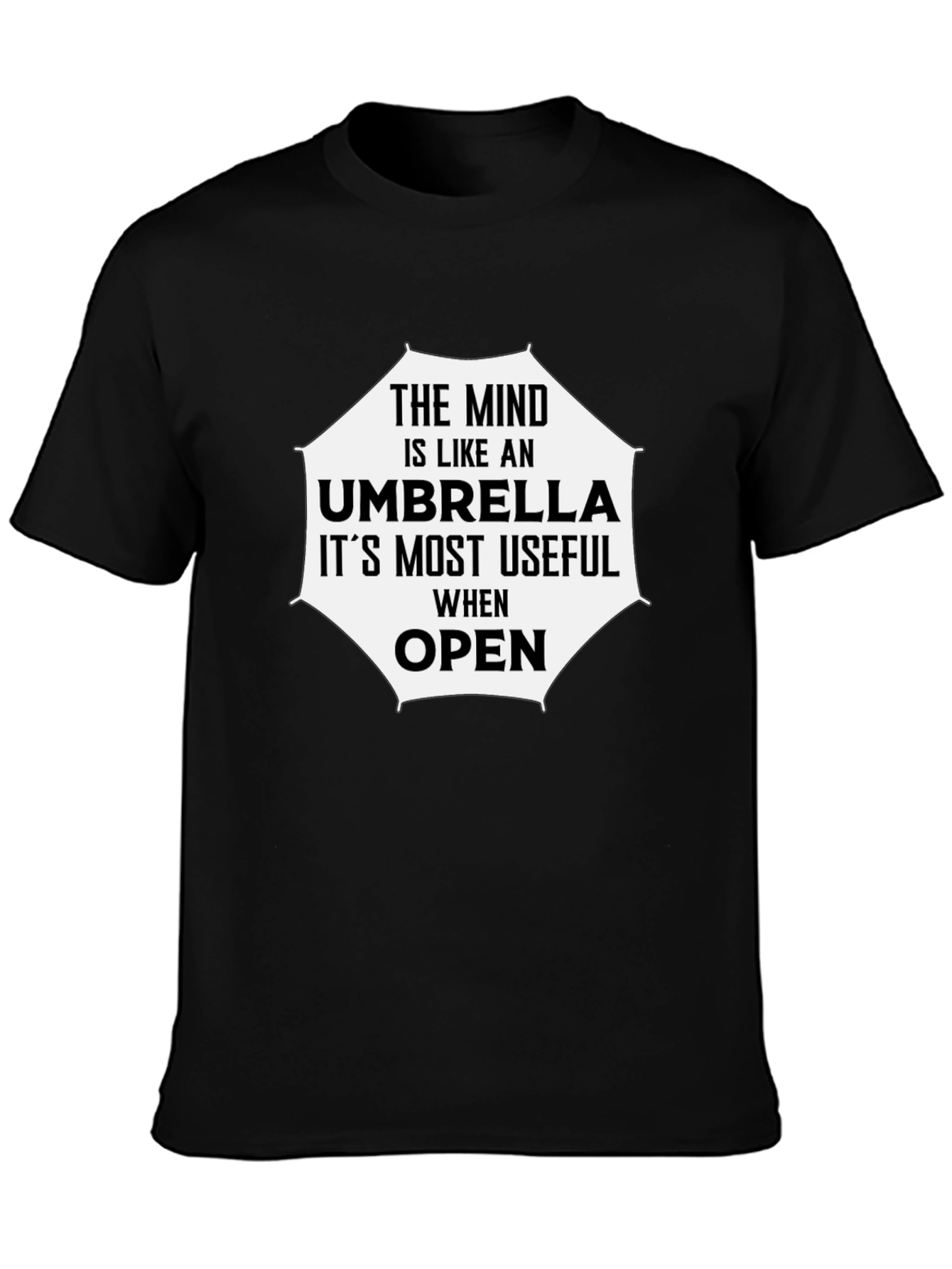 Mind Umbrella T-Shirt - Open Mind Philosophy Tee