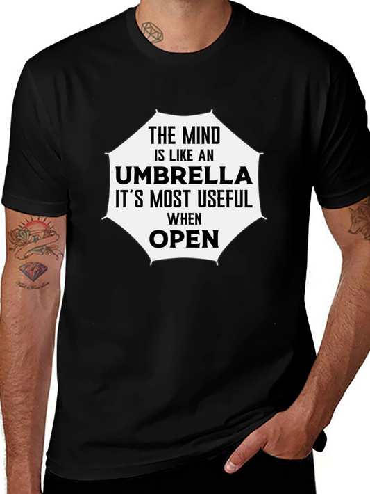 Mind Umbrella T-Shirt - Open Mind Philosophy Tee