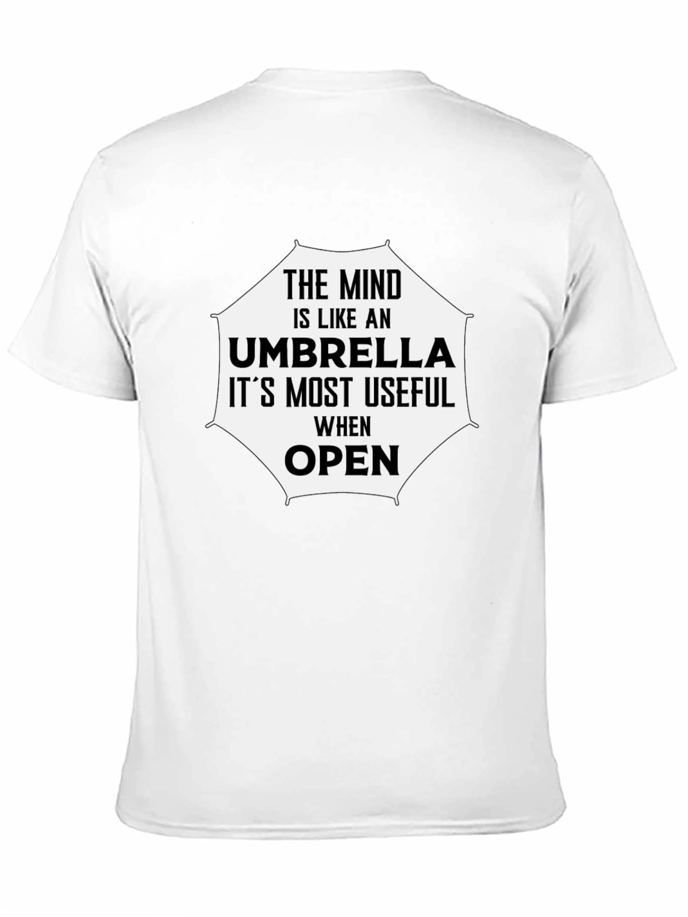 Mind Umbrella T-Shirt - Open Mind Philosophy Tee