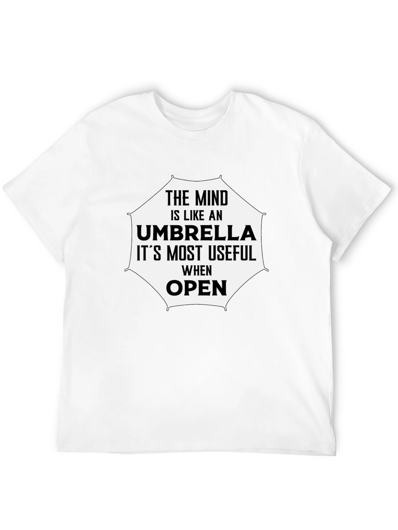 Mind Umbrella T-Shirt - Open Mind Philosophy Tee