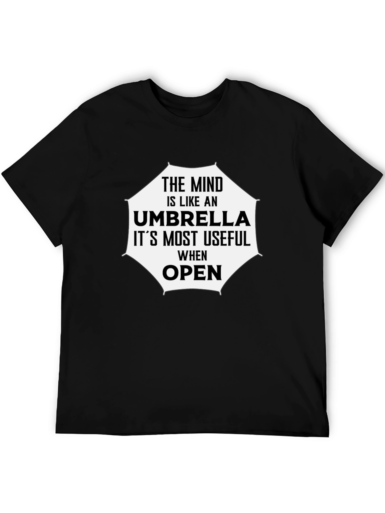 Mind Umbrella T-Shirt - Open Mind Philosophy Tee