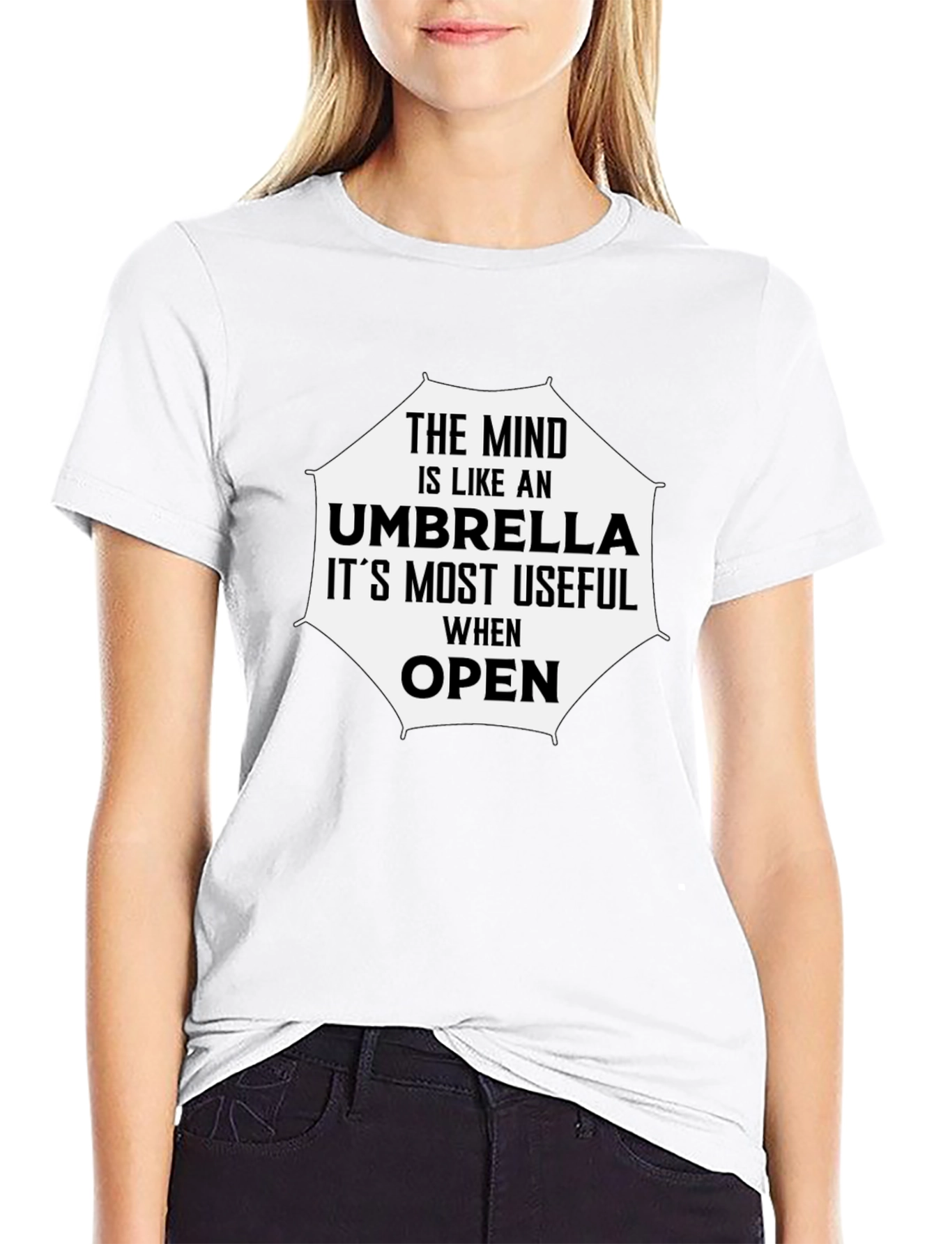 Mind Umbrella T-Shirt - Open Mind Philosophy Tee
