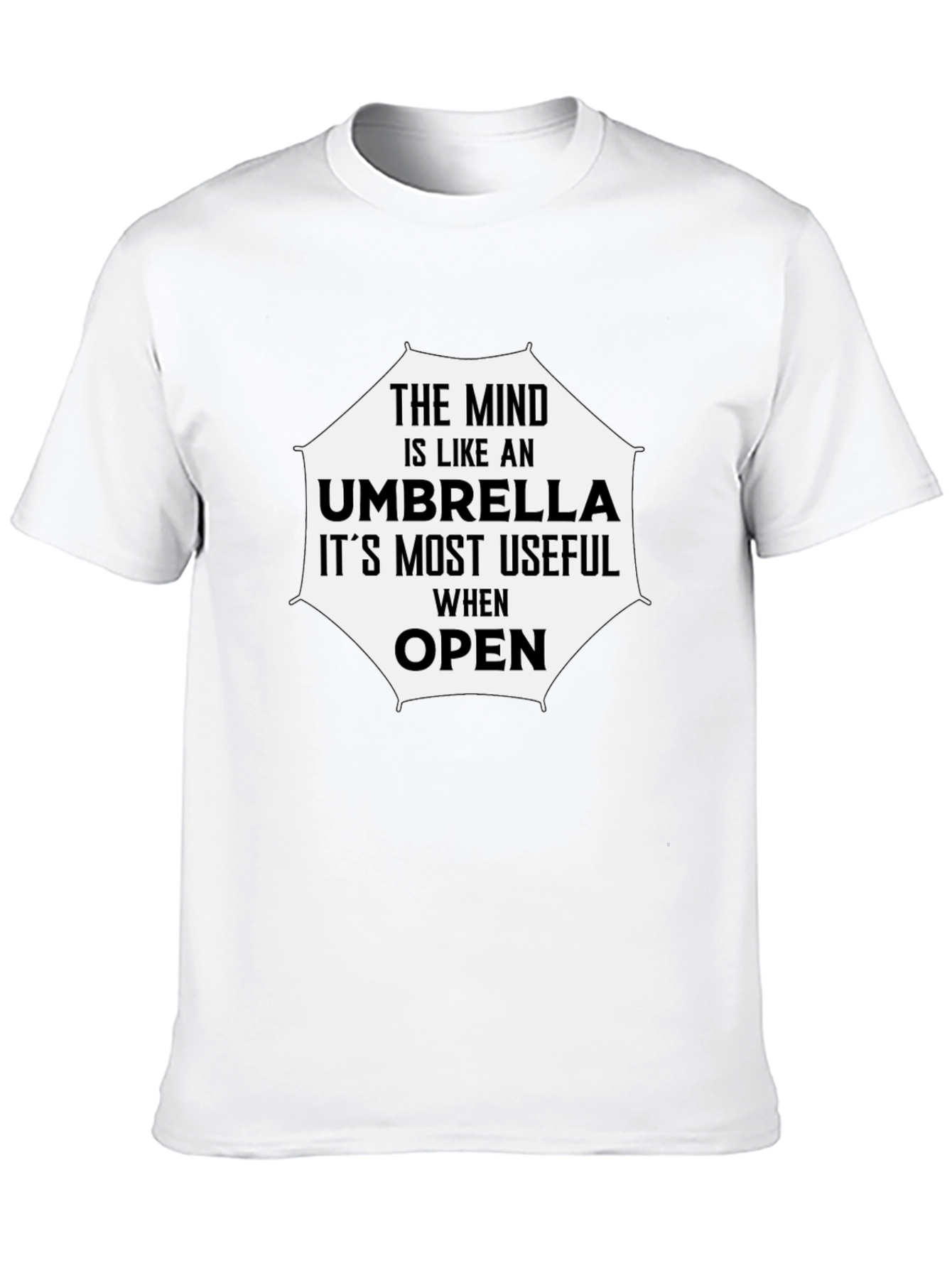 Mind Umbrella T-Shirt - Open Mind Philosophy Tee