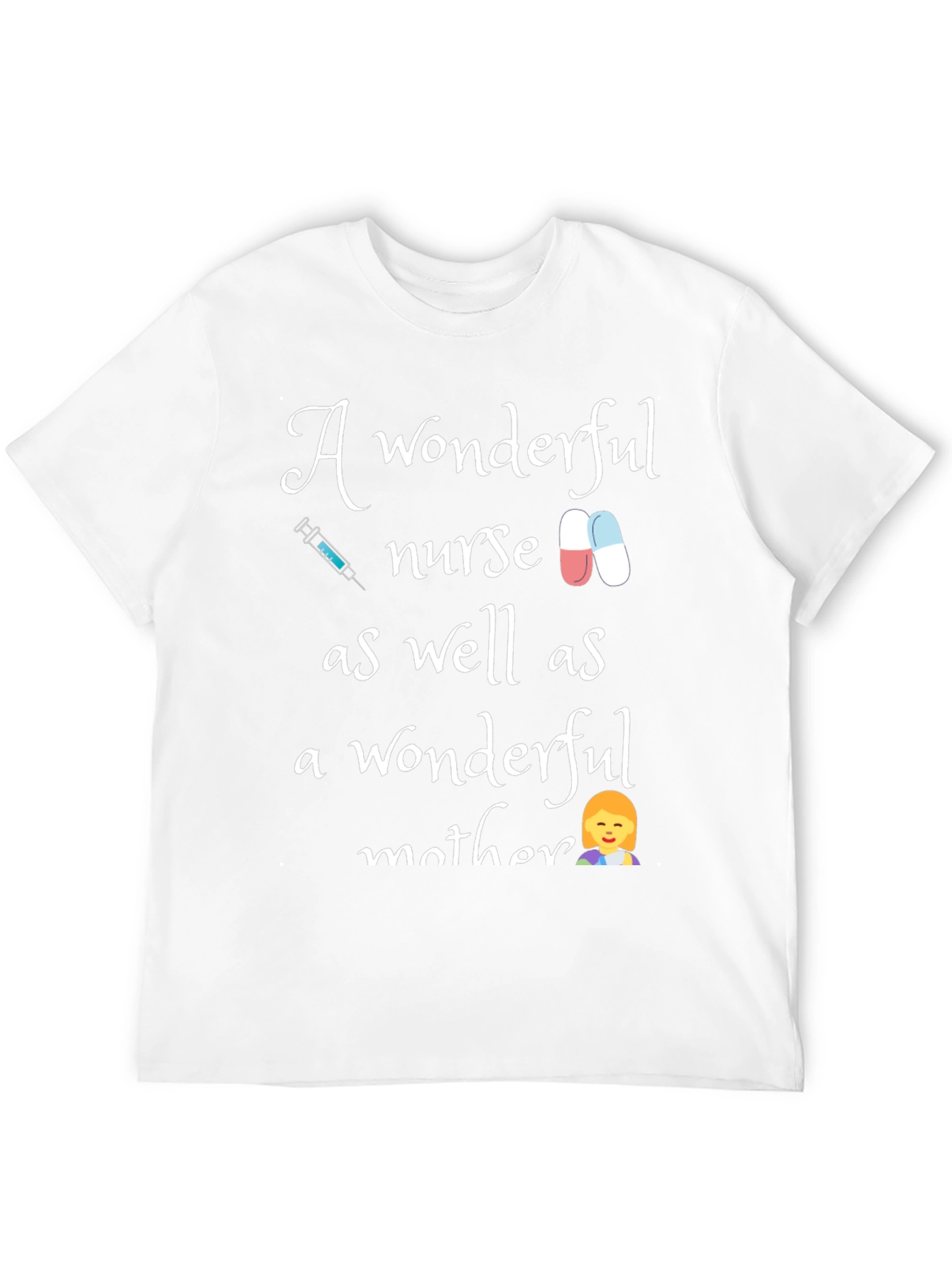 Wonderful Nurse & Mother Graphic T-Shirt