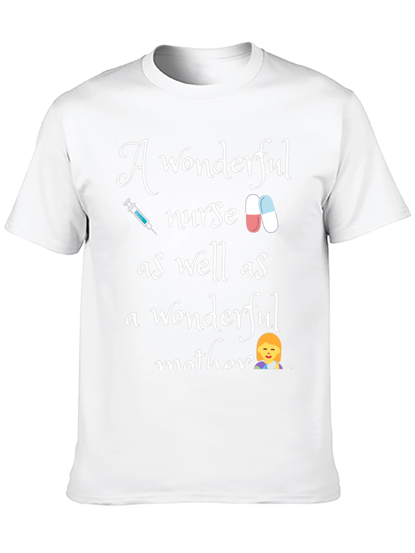 Wonderful Nurse & Mother Graphic T-Shirt