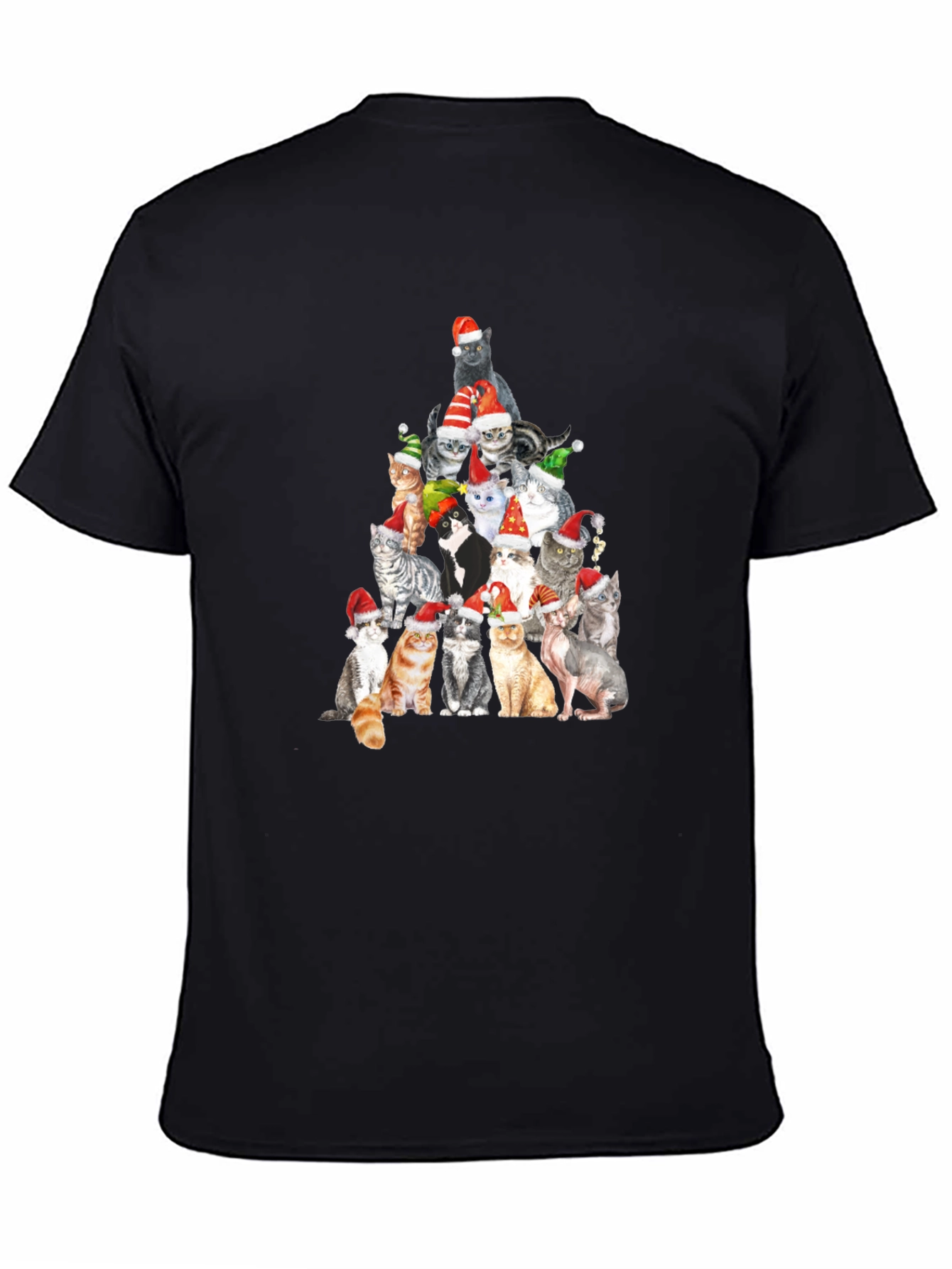 Cat Christmas Tree T-Shirt
