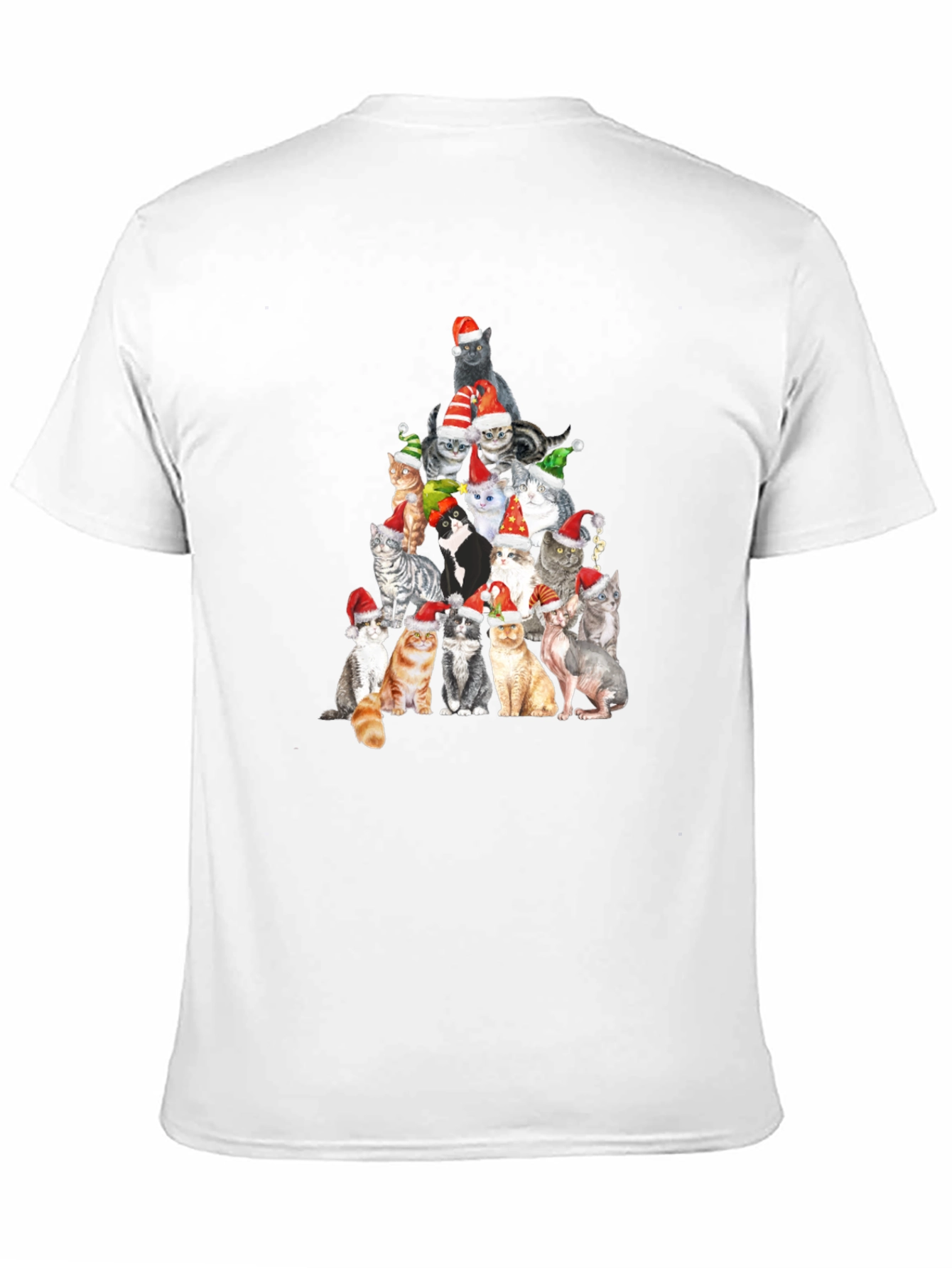 Cat Christmas Tree T-Shirt