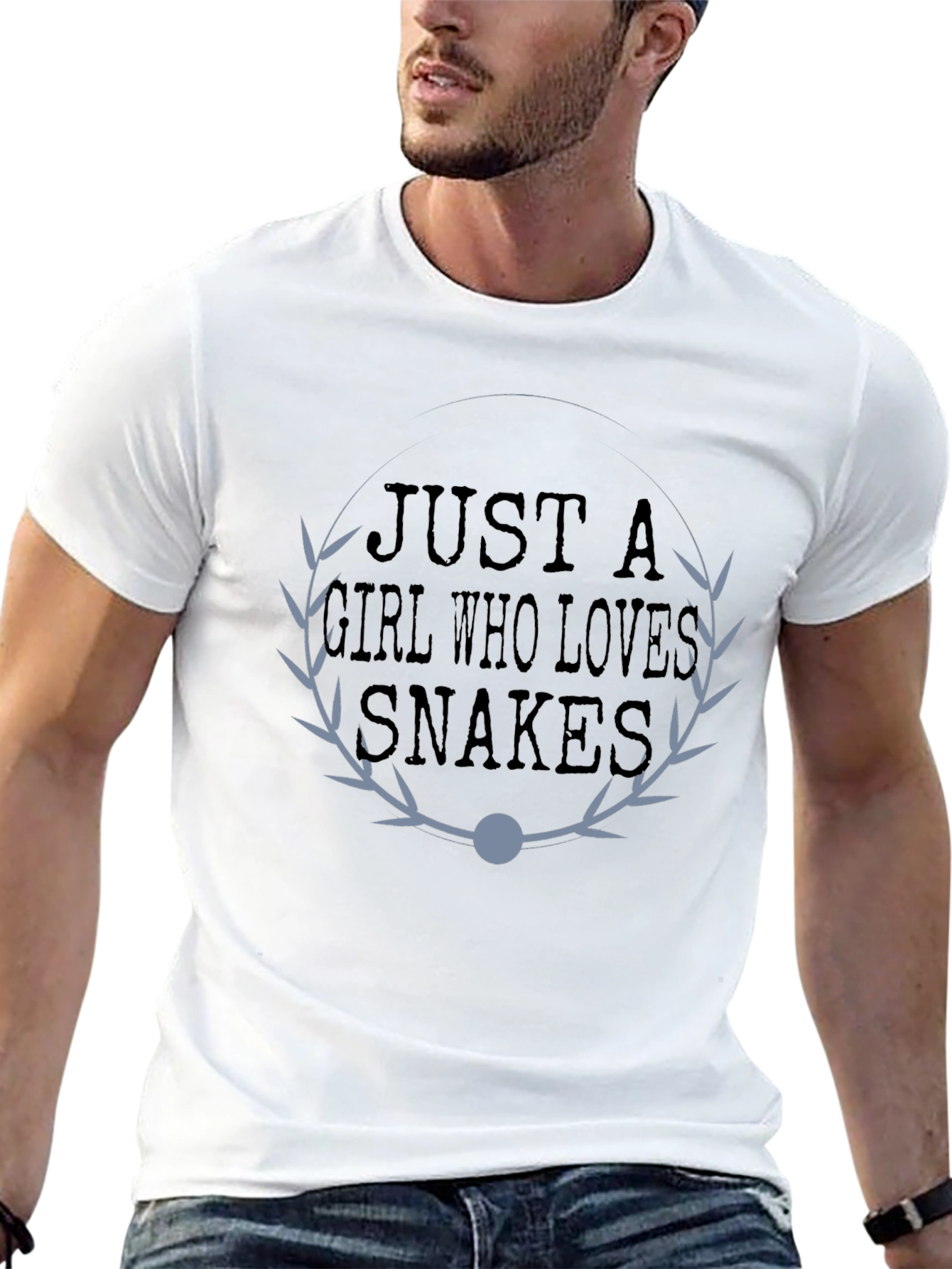 Just a Girl Who Loves Snakes - Graphic T-Shirt