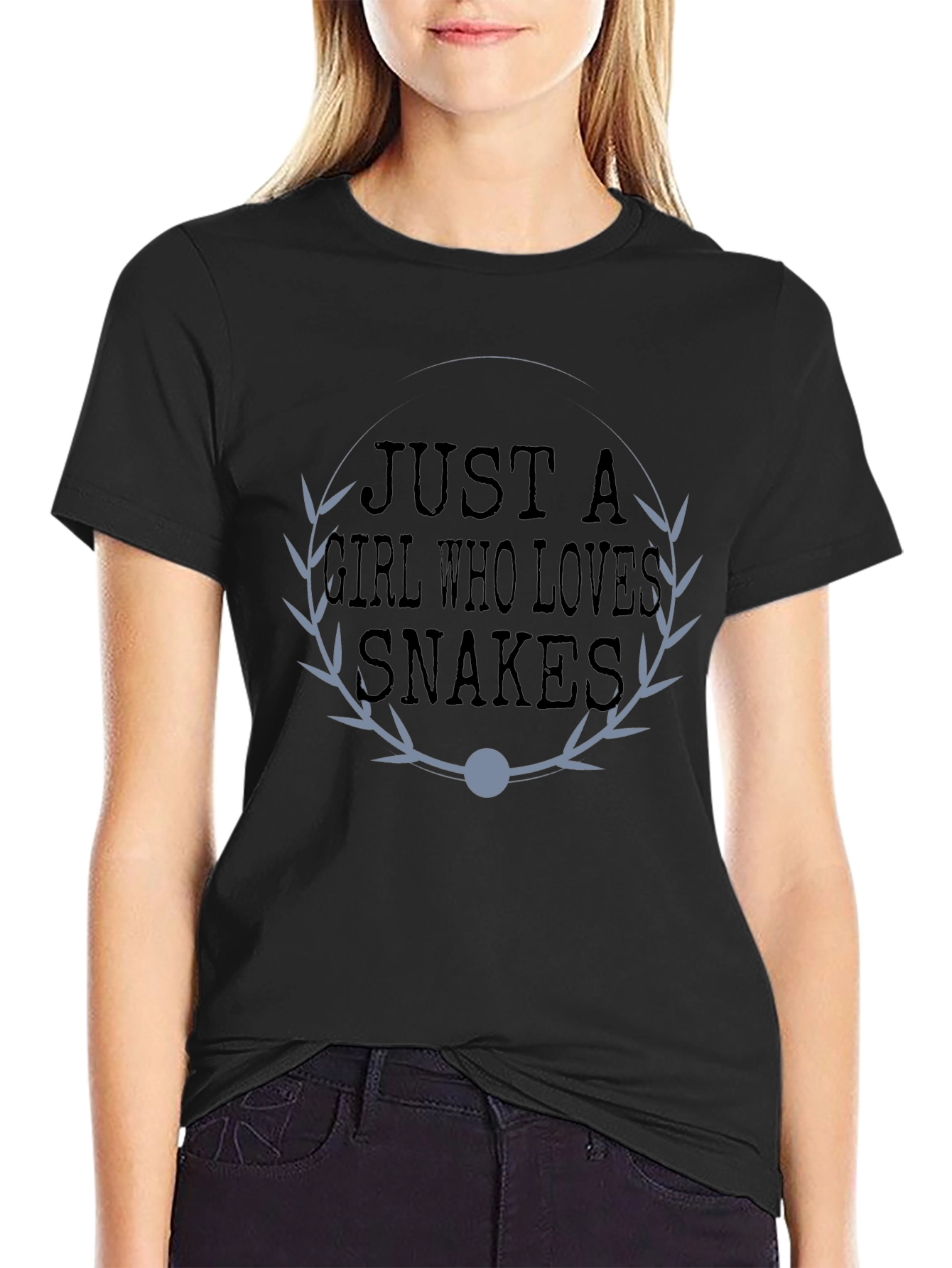 Just a Girl Who Loves Snakes - Graphic T-Shirt