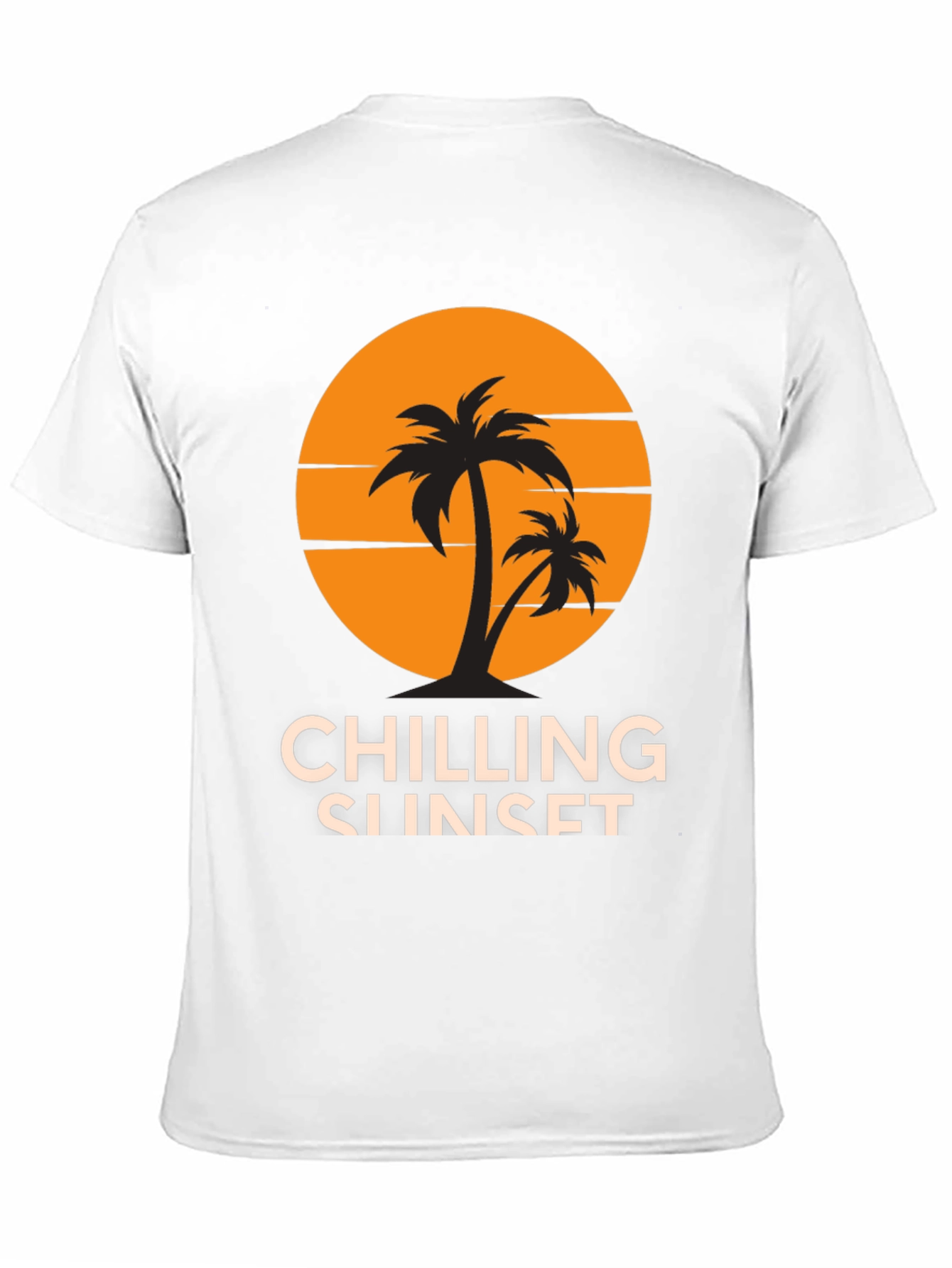 Chilling Sunset Graphic Tee - Tropical Vibes!