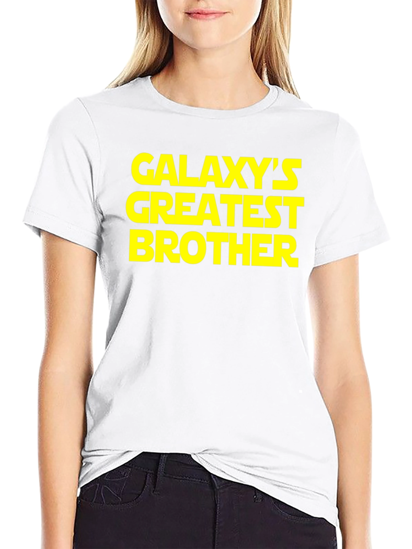 Galaxys Greatest Brother Black T-Shirt