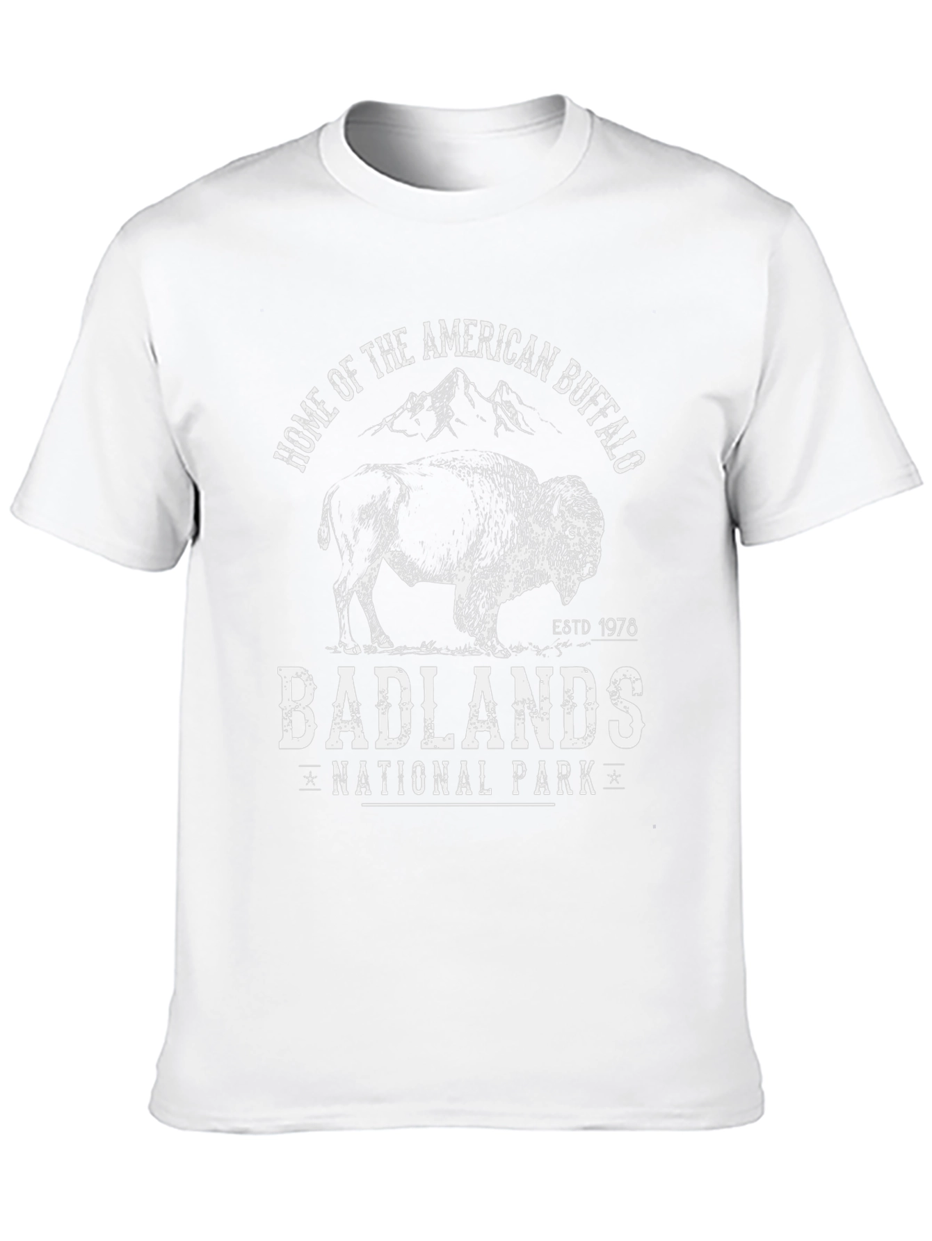 Badlands National Park American Buffalo T-Shirt