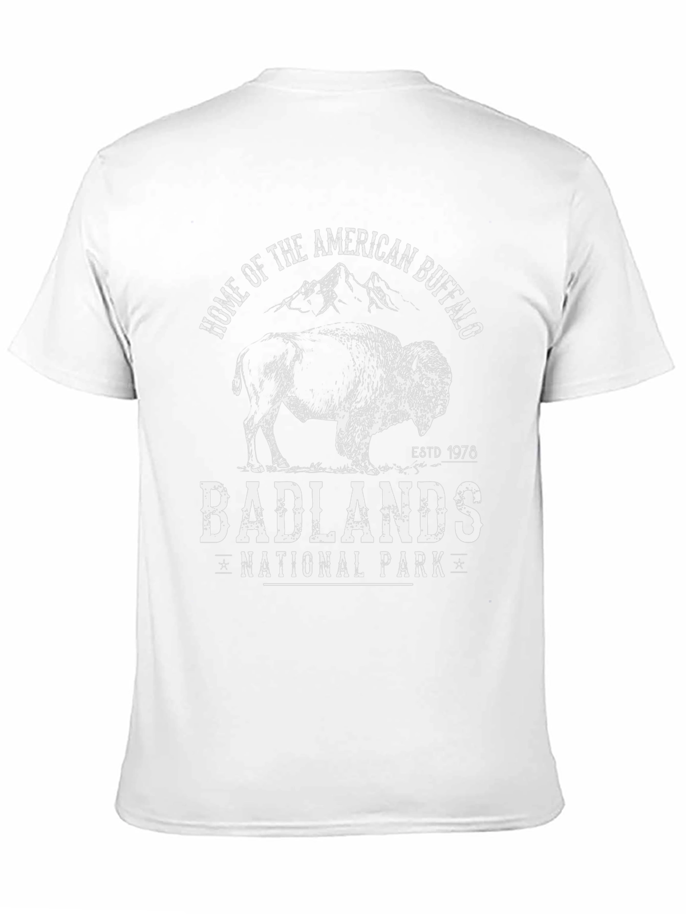 Badlands National Park American Buffalo T-Shirt