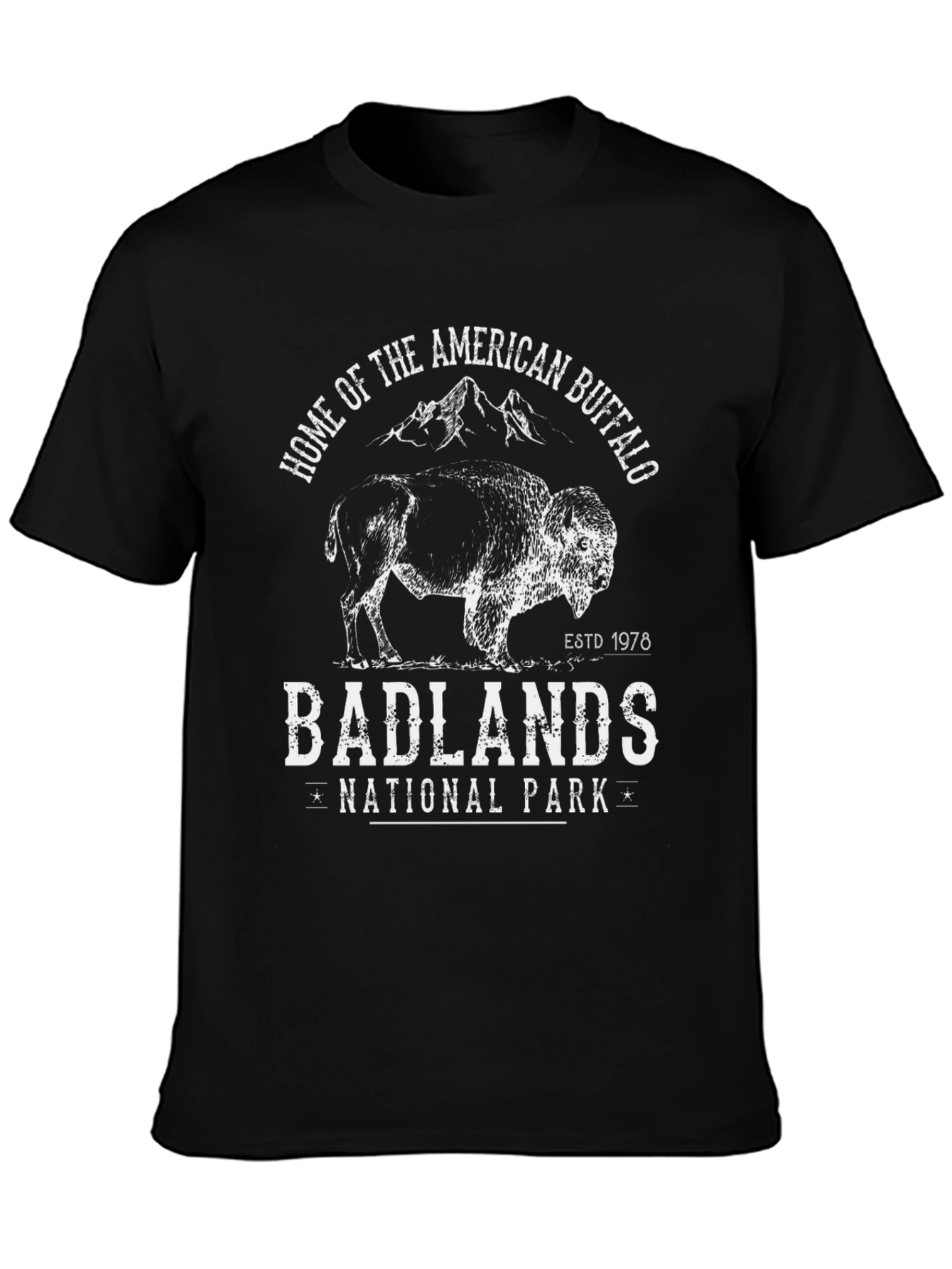 Badlands National Park American Buffalo T-Shirt