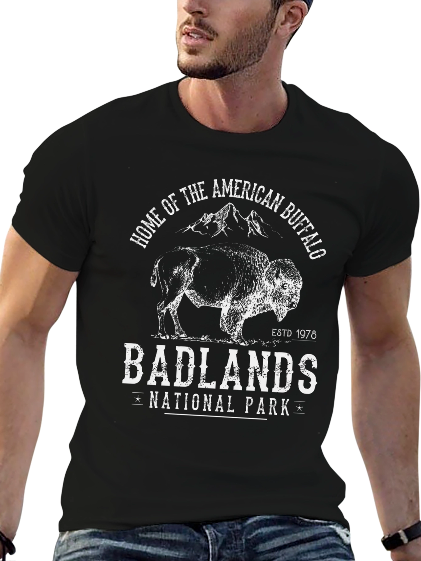 Badlands National Park American Buffalo T-Shirt