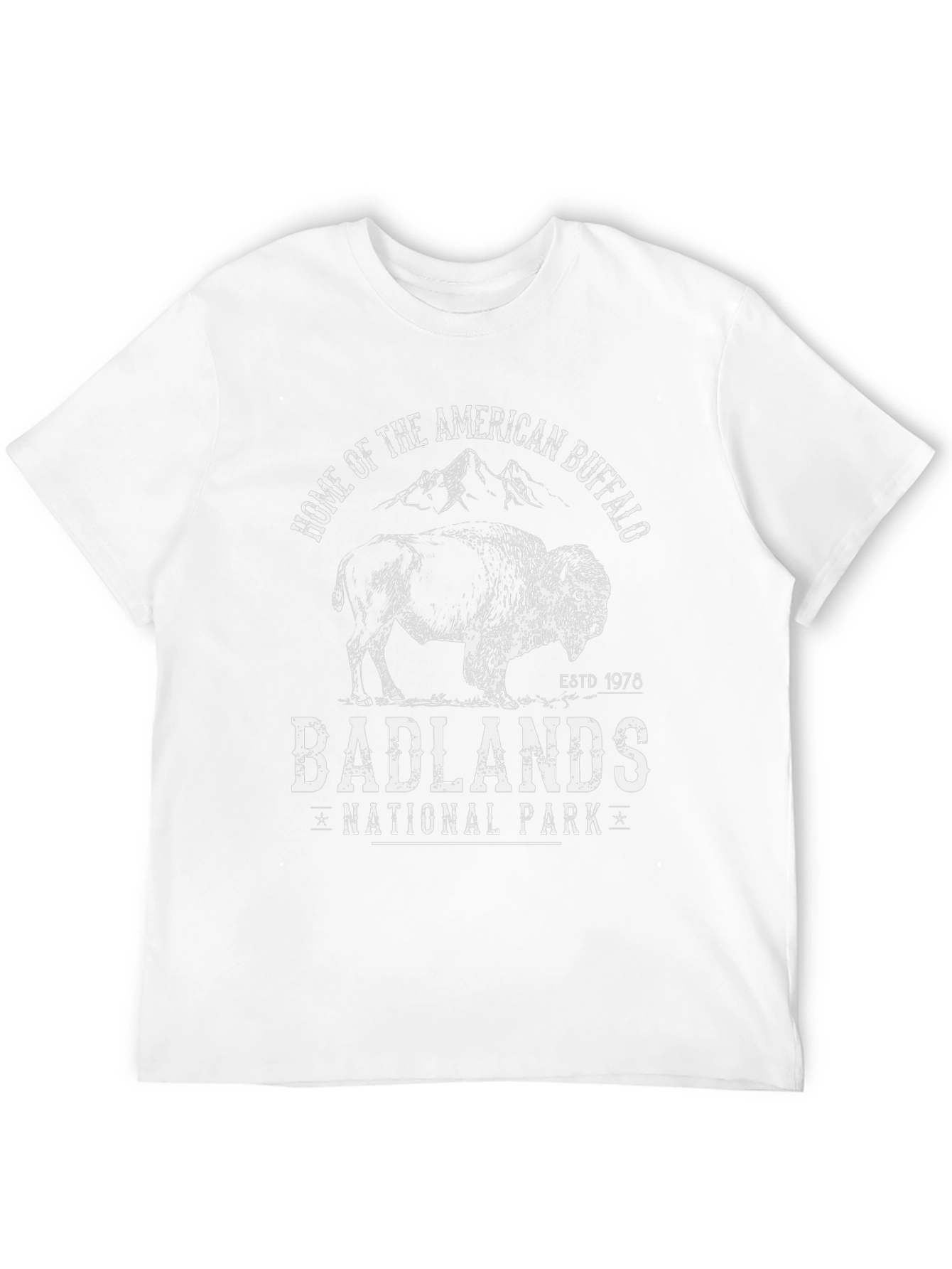 Badlands National Park American Buffalo T-Shirt