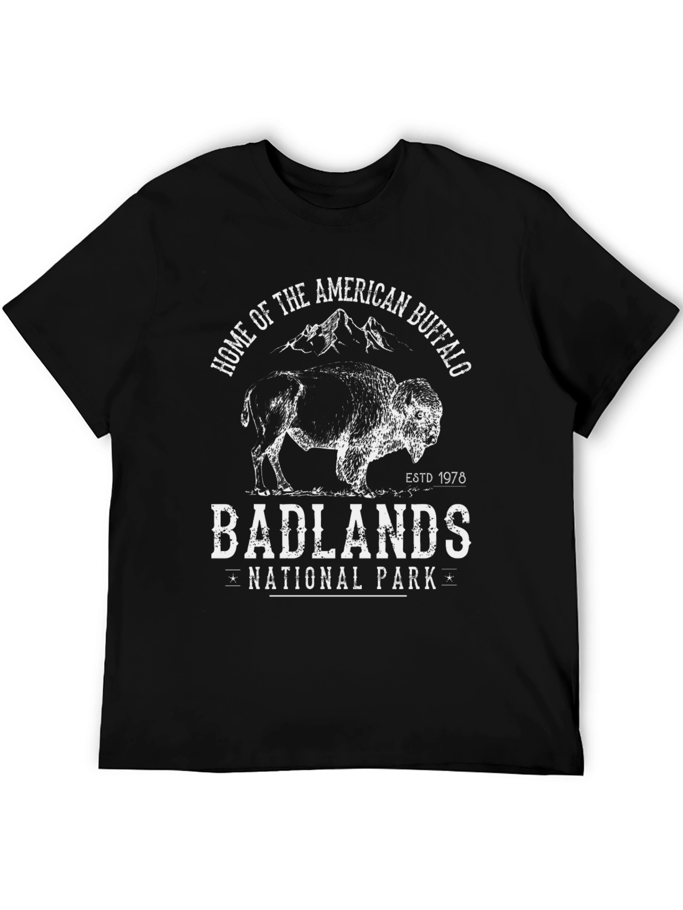 Badlands National Park American Buffalo T-Shirt