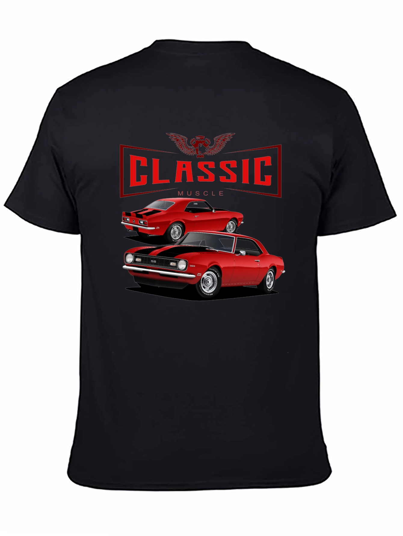 Classic Muscle Car Graphic T-Shirt