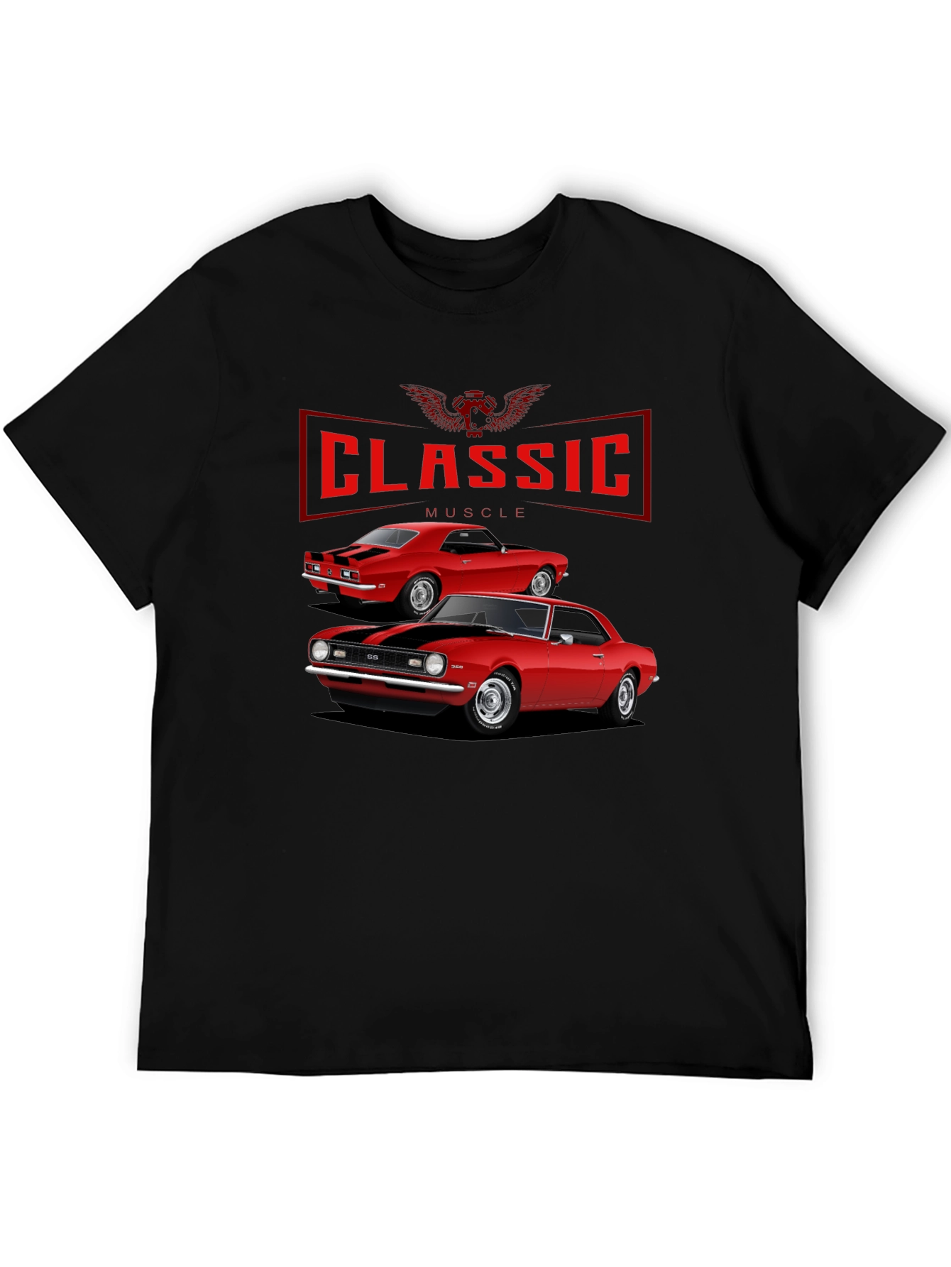 Classic Muscle Car Graphic T-Shirt