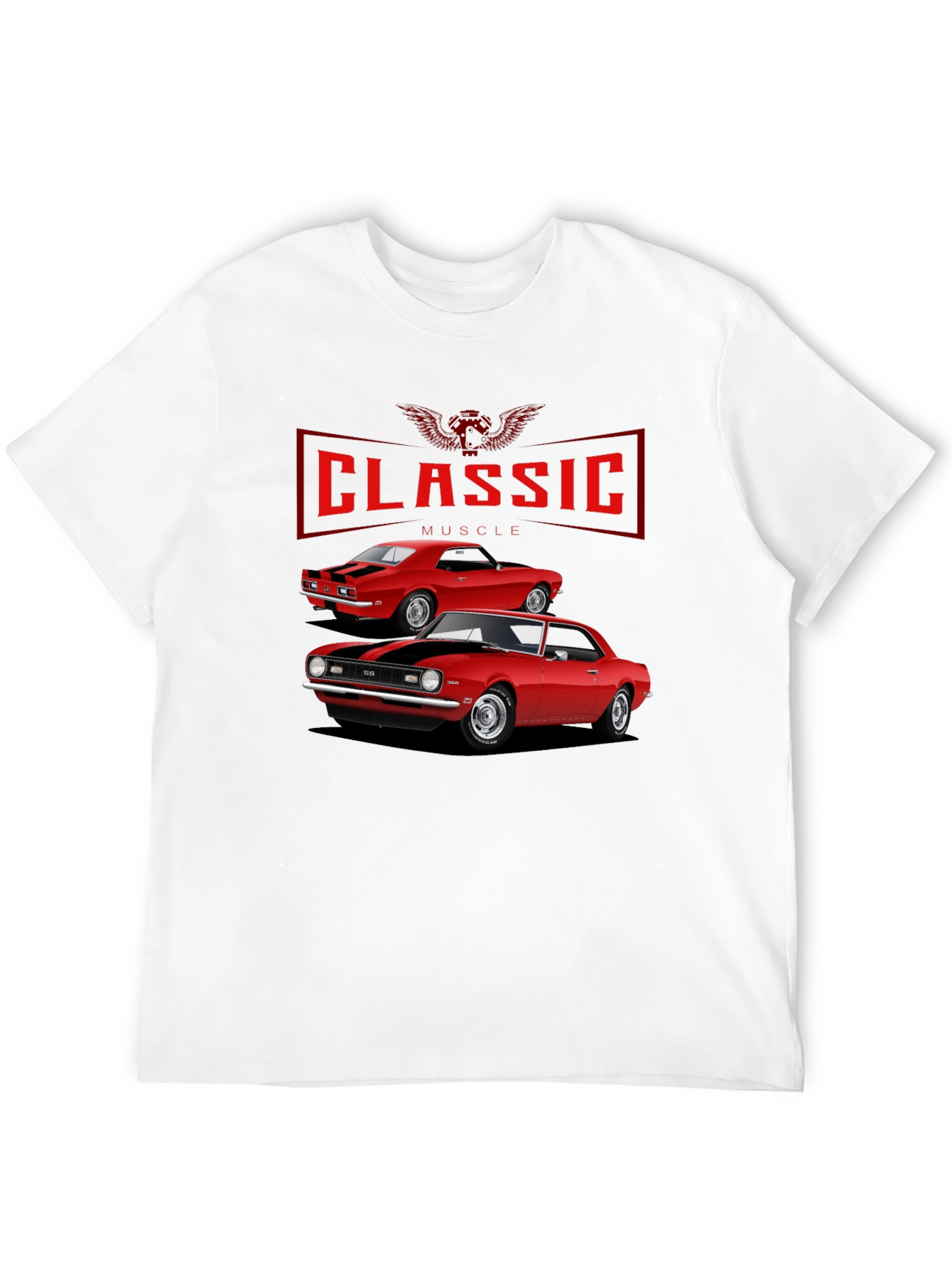 Classic Muscle Car Graphic T-Shirt