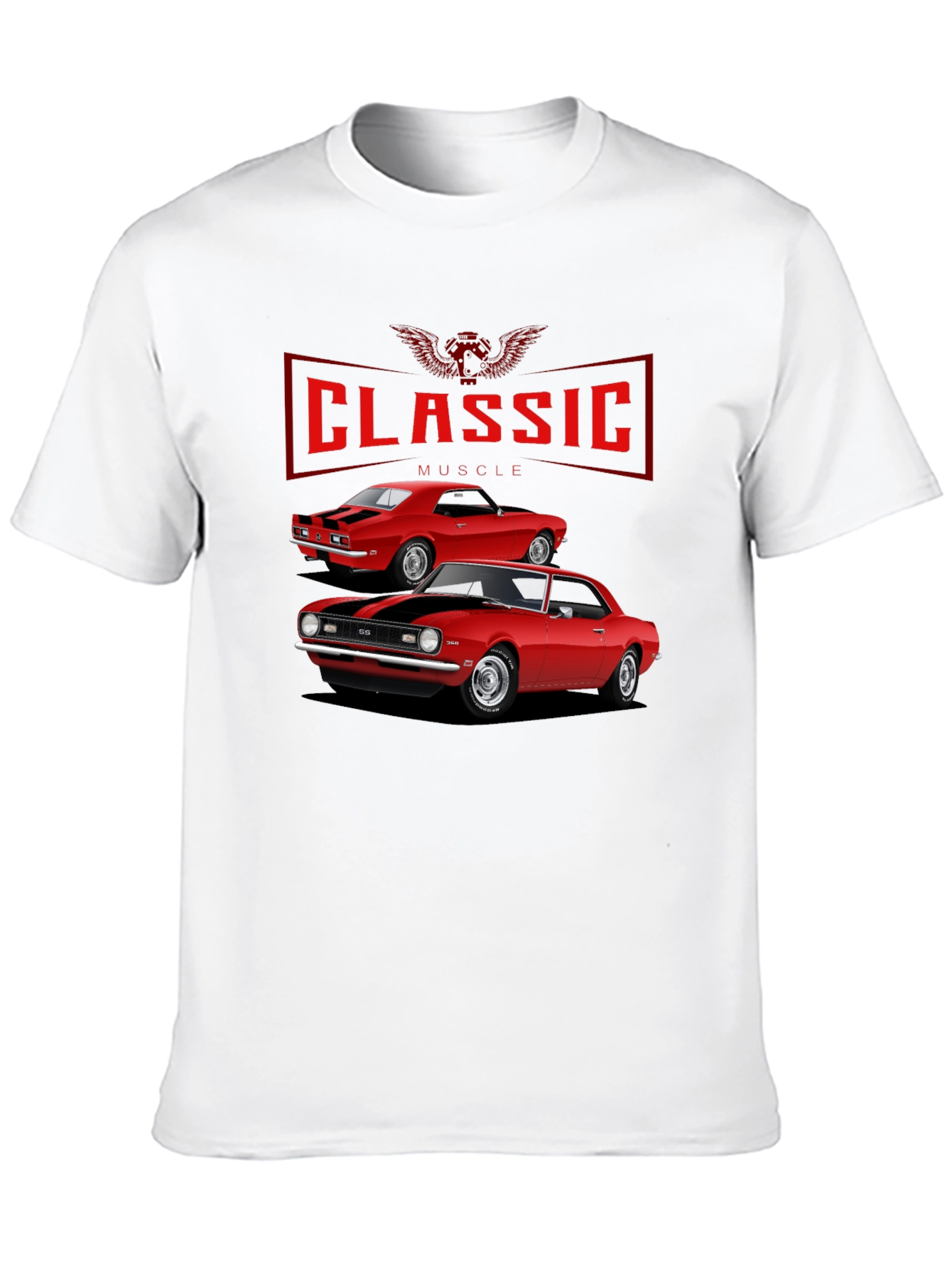 Classic Muscle Car Graphic T-Shirt