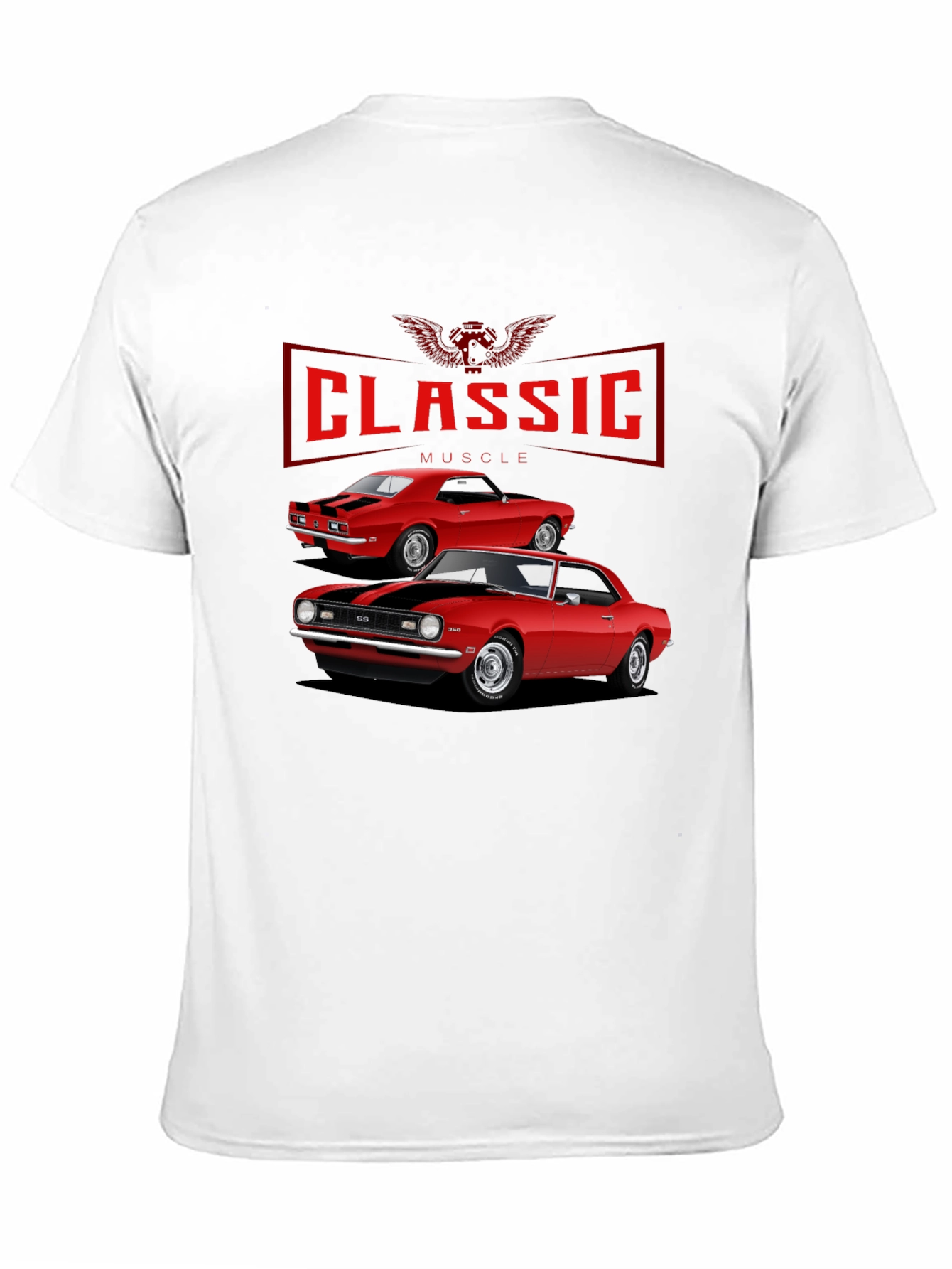 Classic Muscle Car Graphic T-Shirt