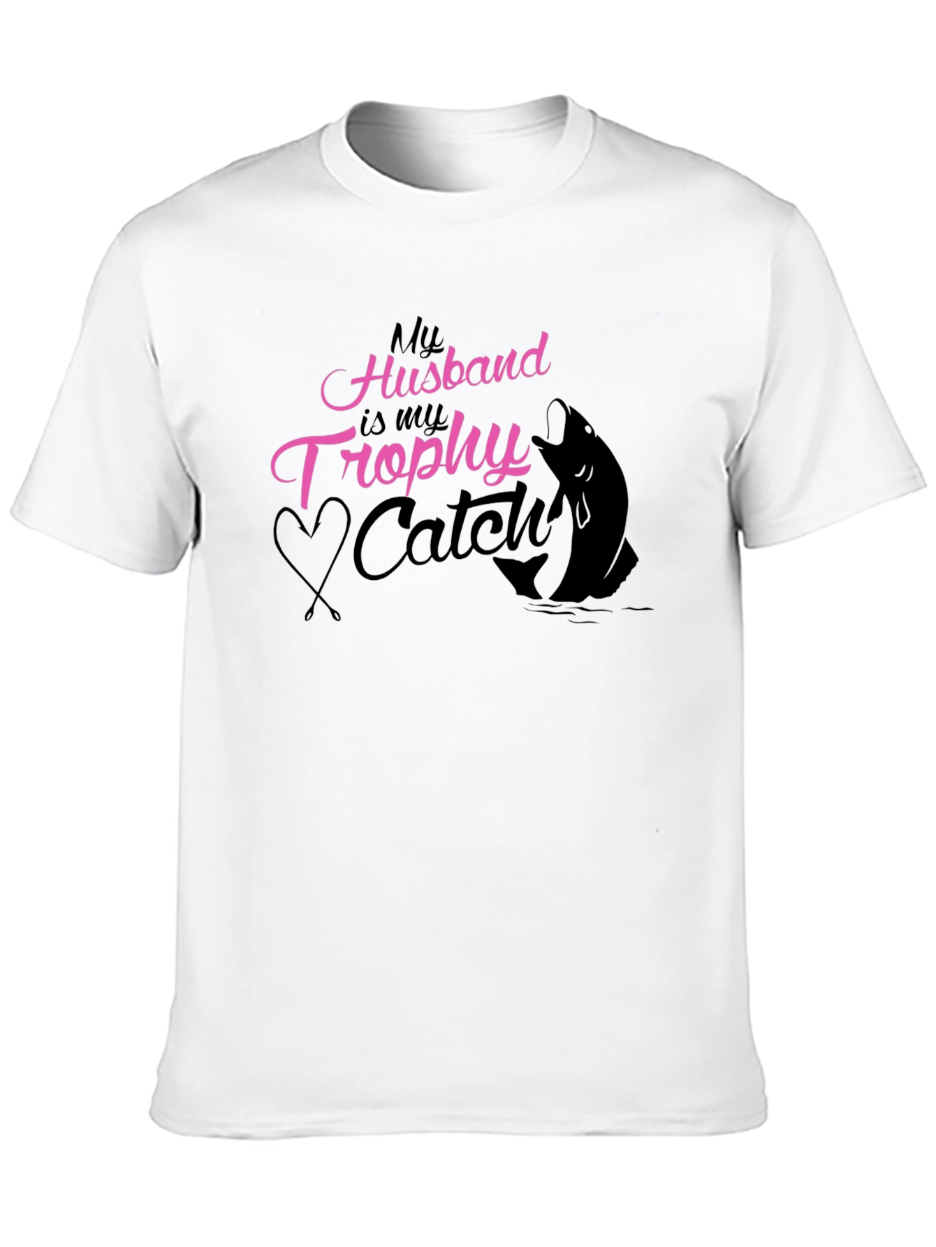 Husband Trophy Catch Fishing T-Shirt
