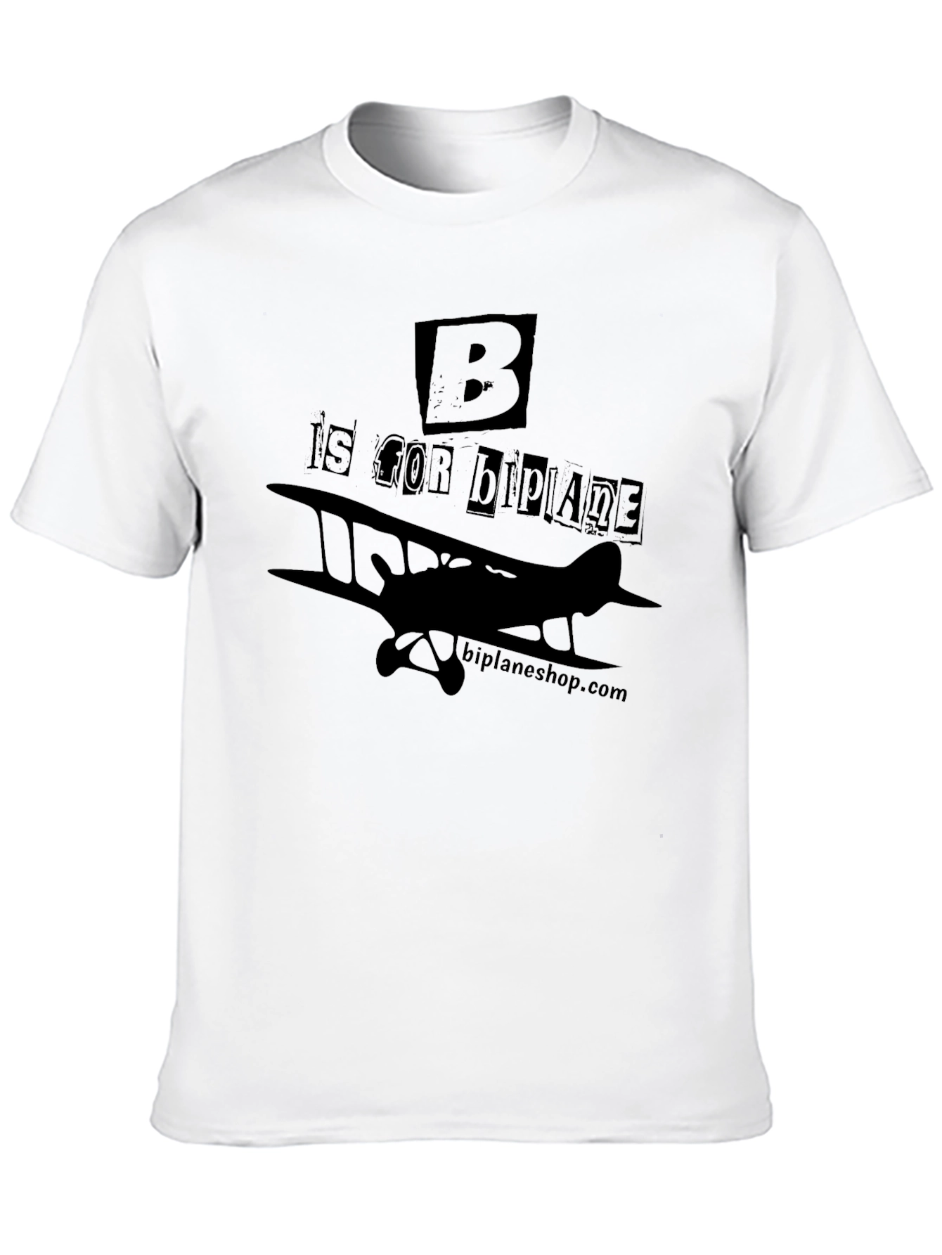 B is for Biplane T-Shirt - Aviation Tee