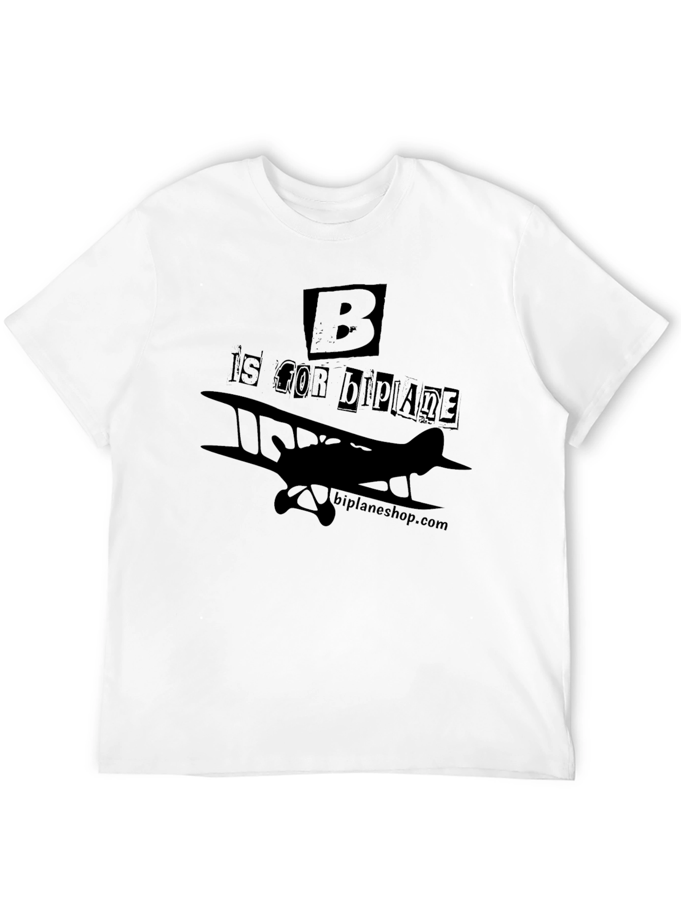 B is for Biplane T-Shirt - Aviation Tee