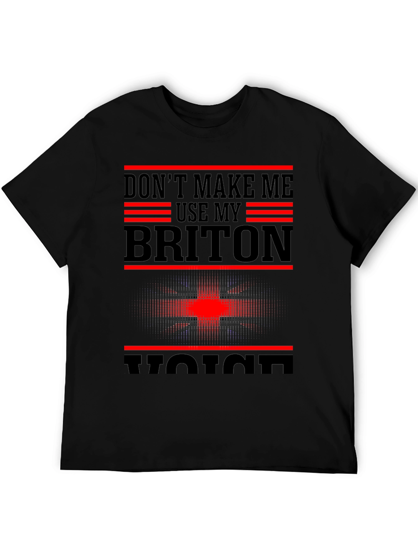 Briton Voice Graphic T-Shirt - Black