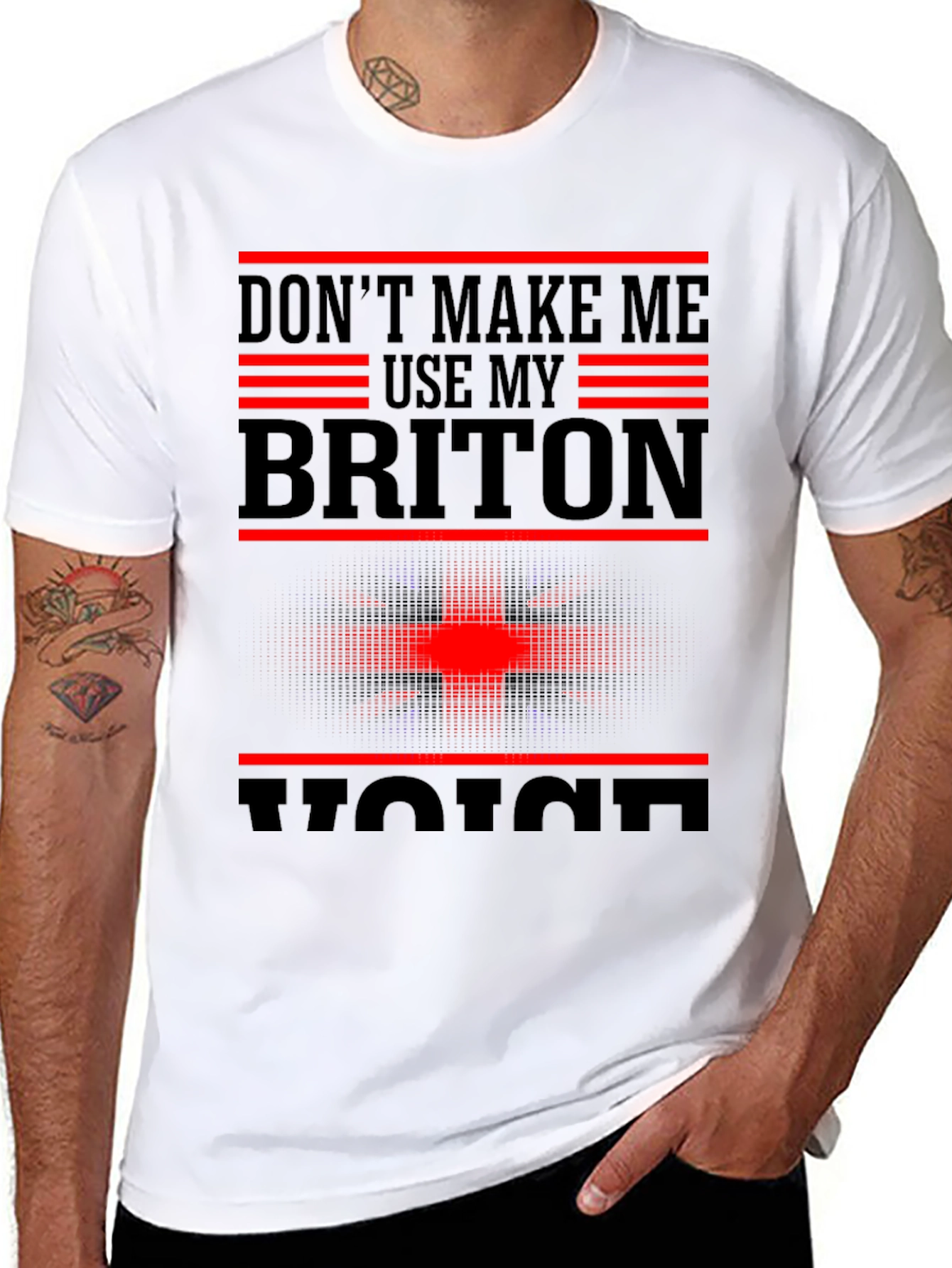 Briton Voice Graphic T-Shirt - Black
