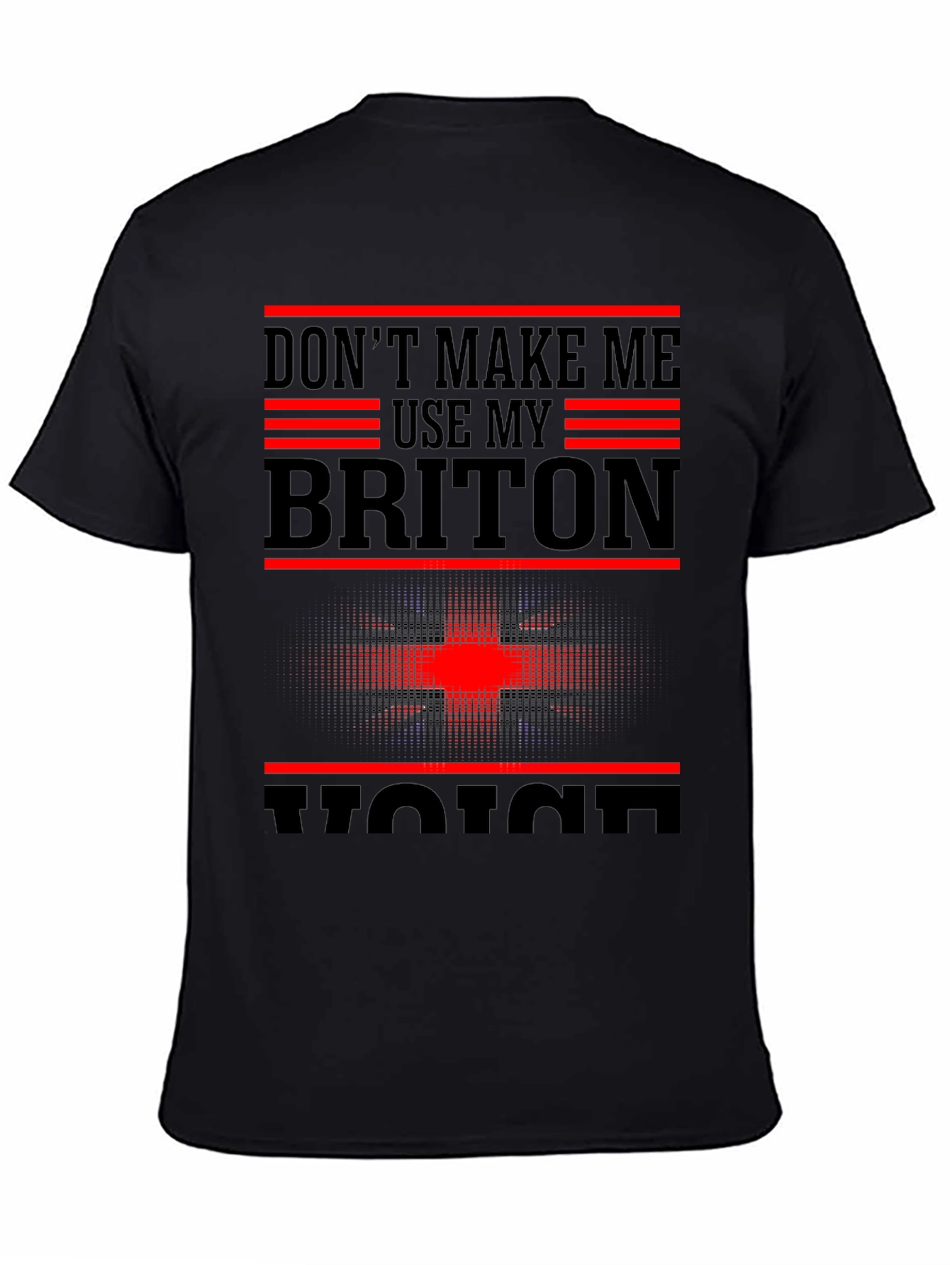 Briton Voice Graphic T-Shirt - Black