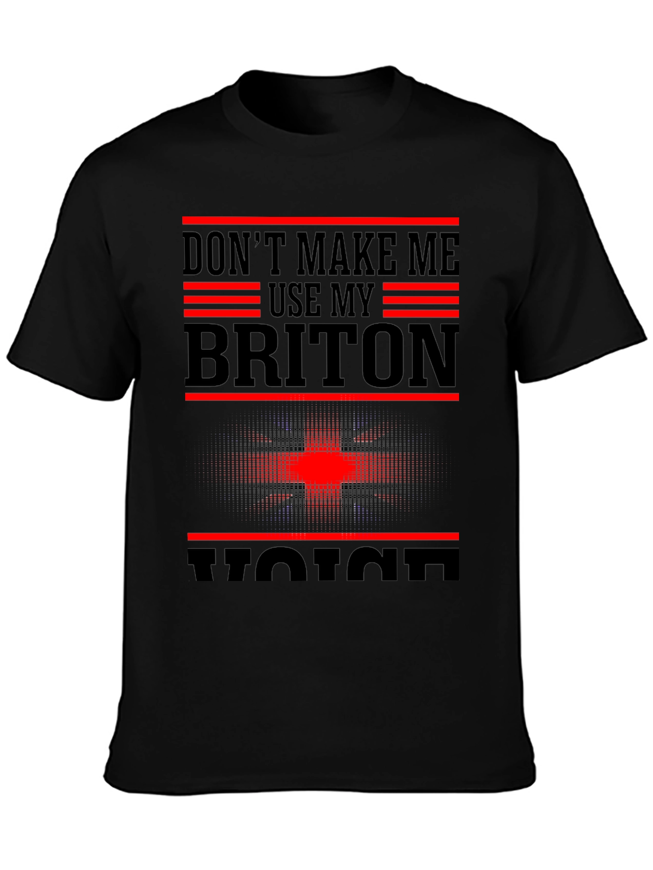 Briton Voice Graphic T-Shirt - Black