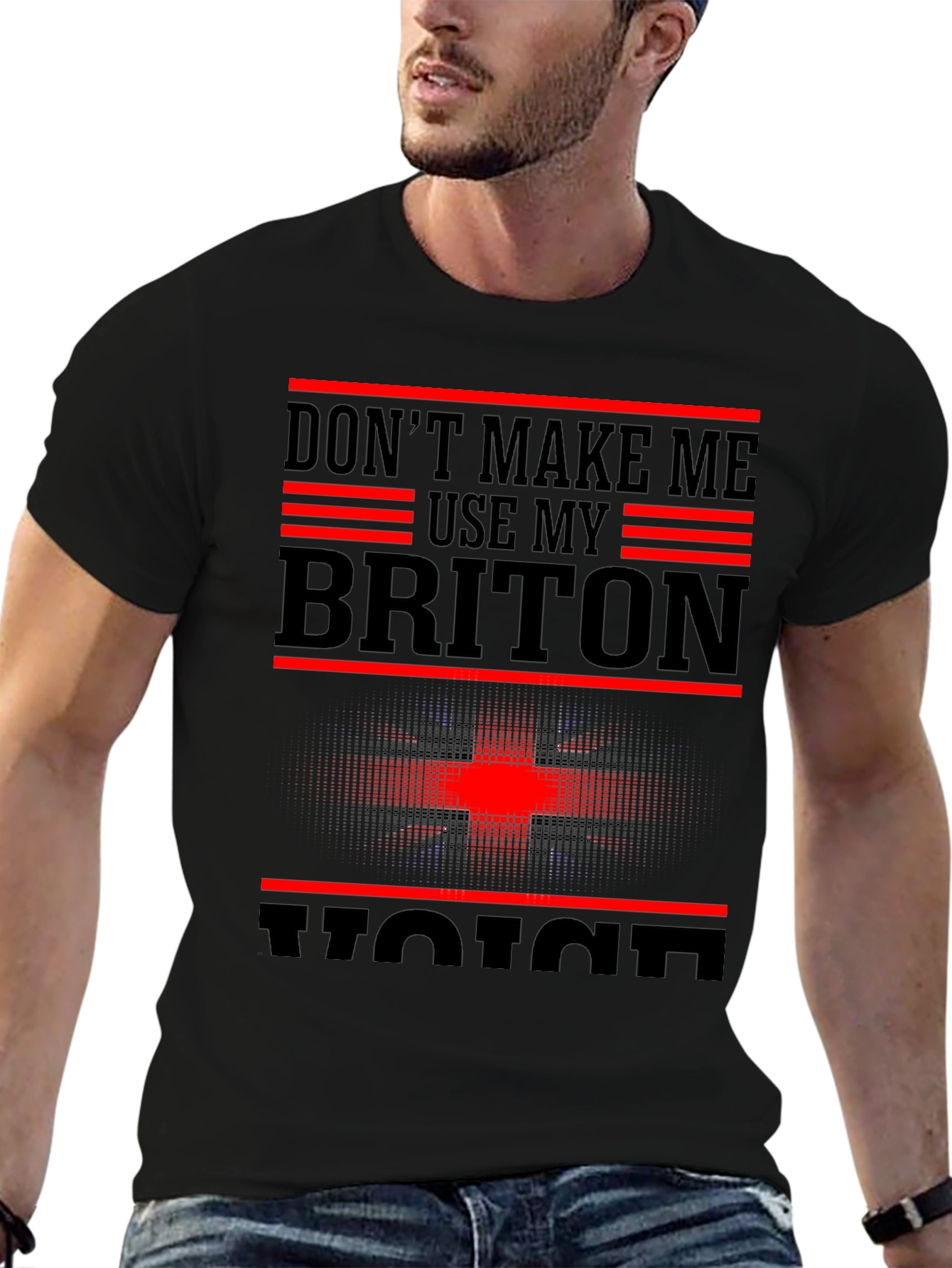 Briton Voice Graphic T-Shirt - Black