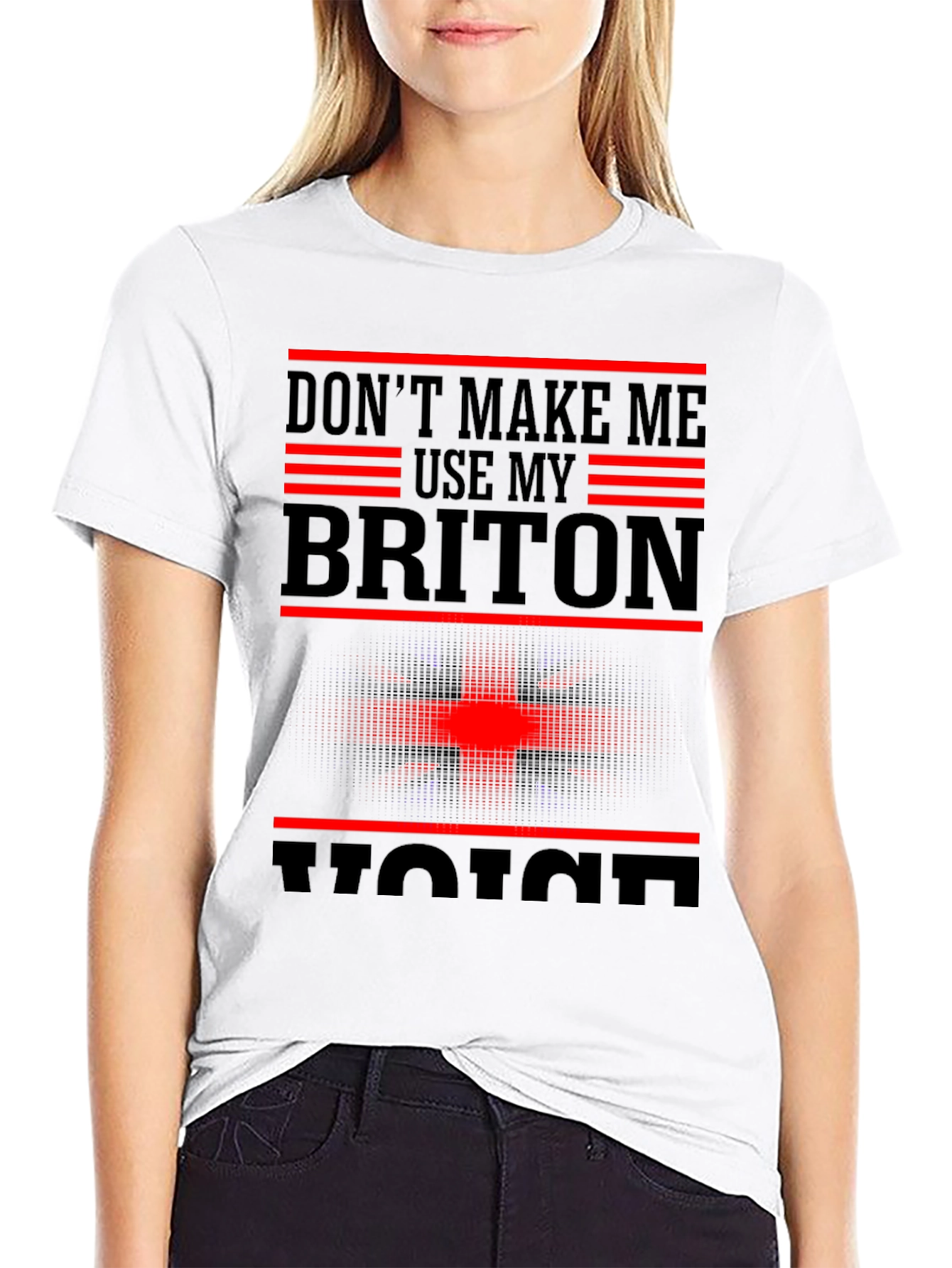 Briton Voice Graphic T-Shirt - Black