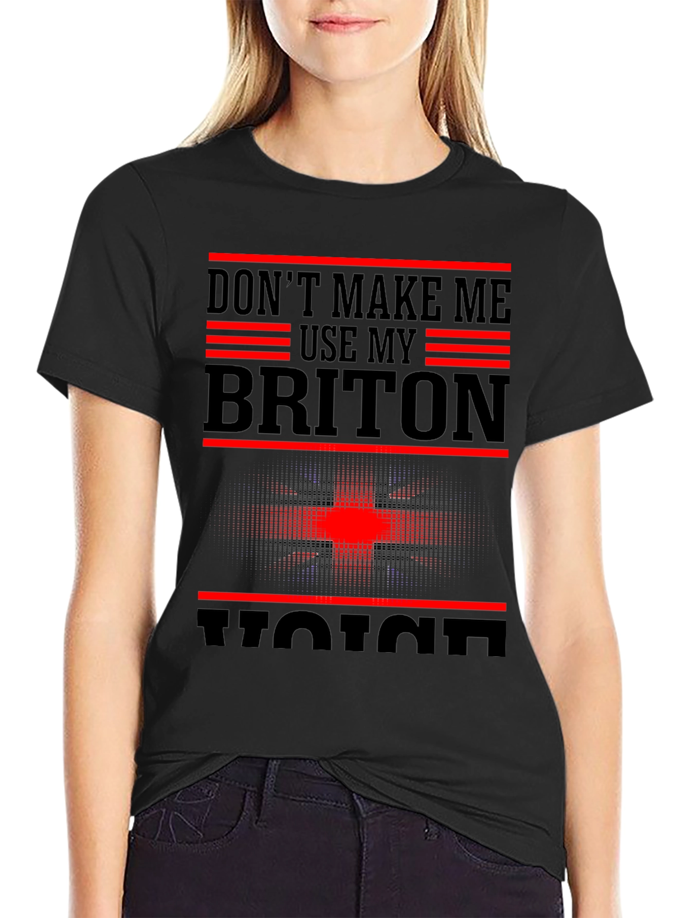 Briton Voice Graphic T-Shirt - Black
