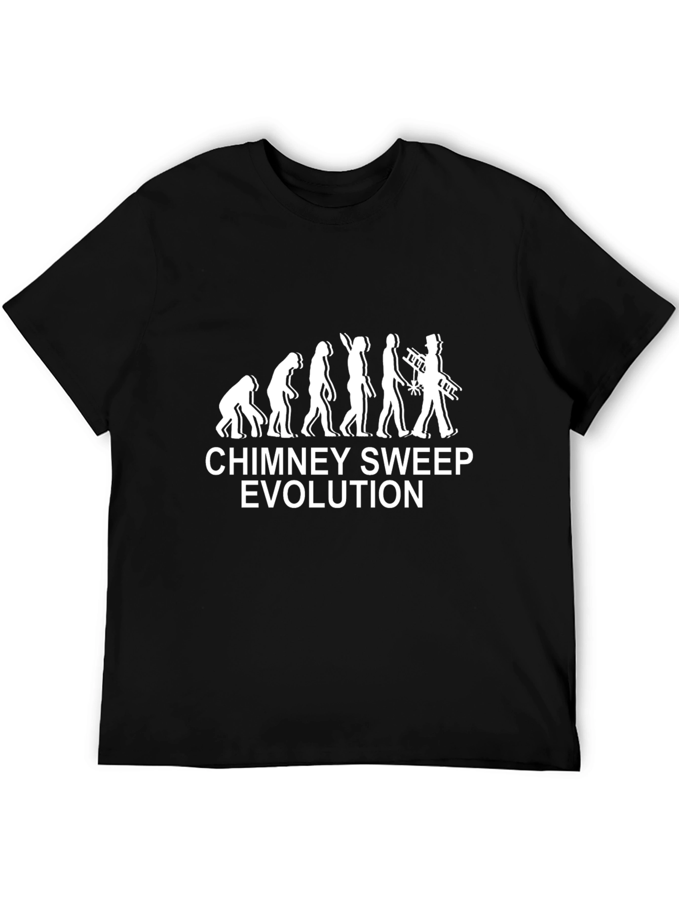 Chimney Sweep Evolution T-Shirt - Novelty Graphic Tee