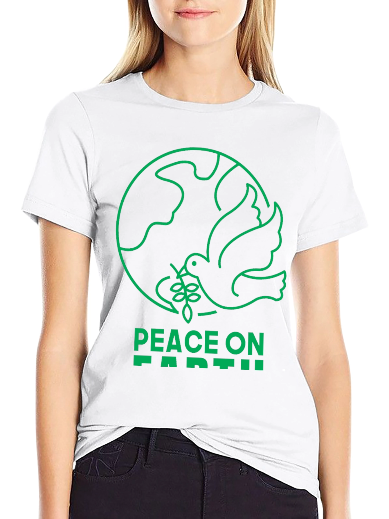 Peace On Earth Graphic T-Shirt