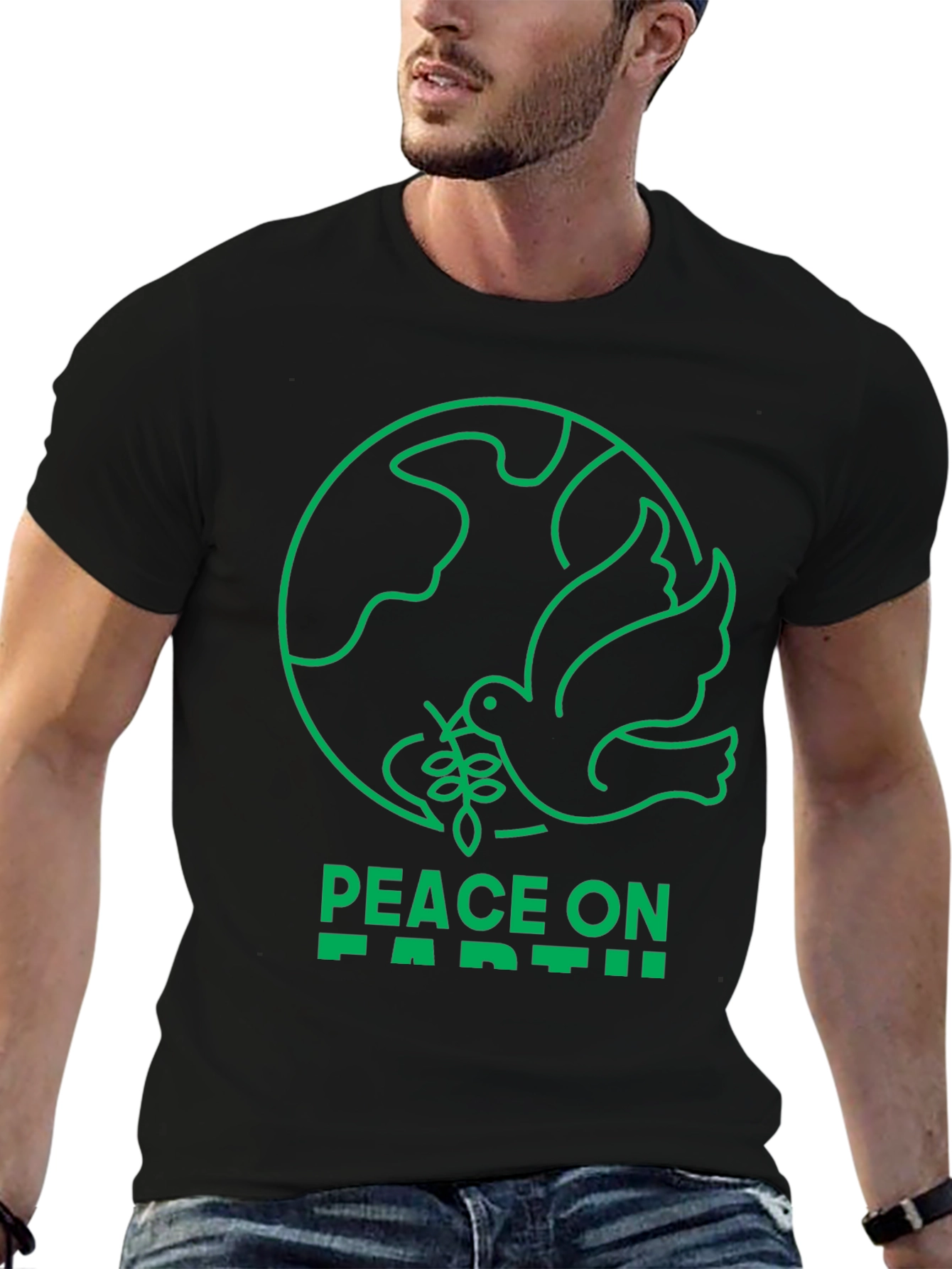 Peace On Earth Graphic T-Shirt