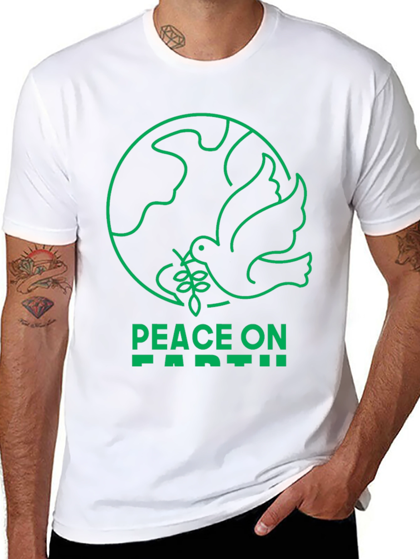 Peace On Earth Graphic T-Shirt