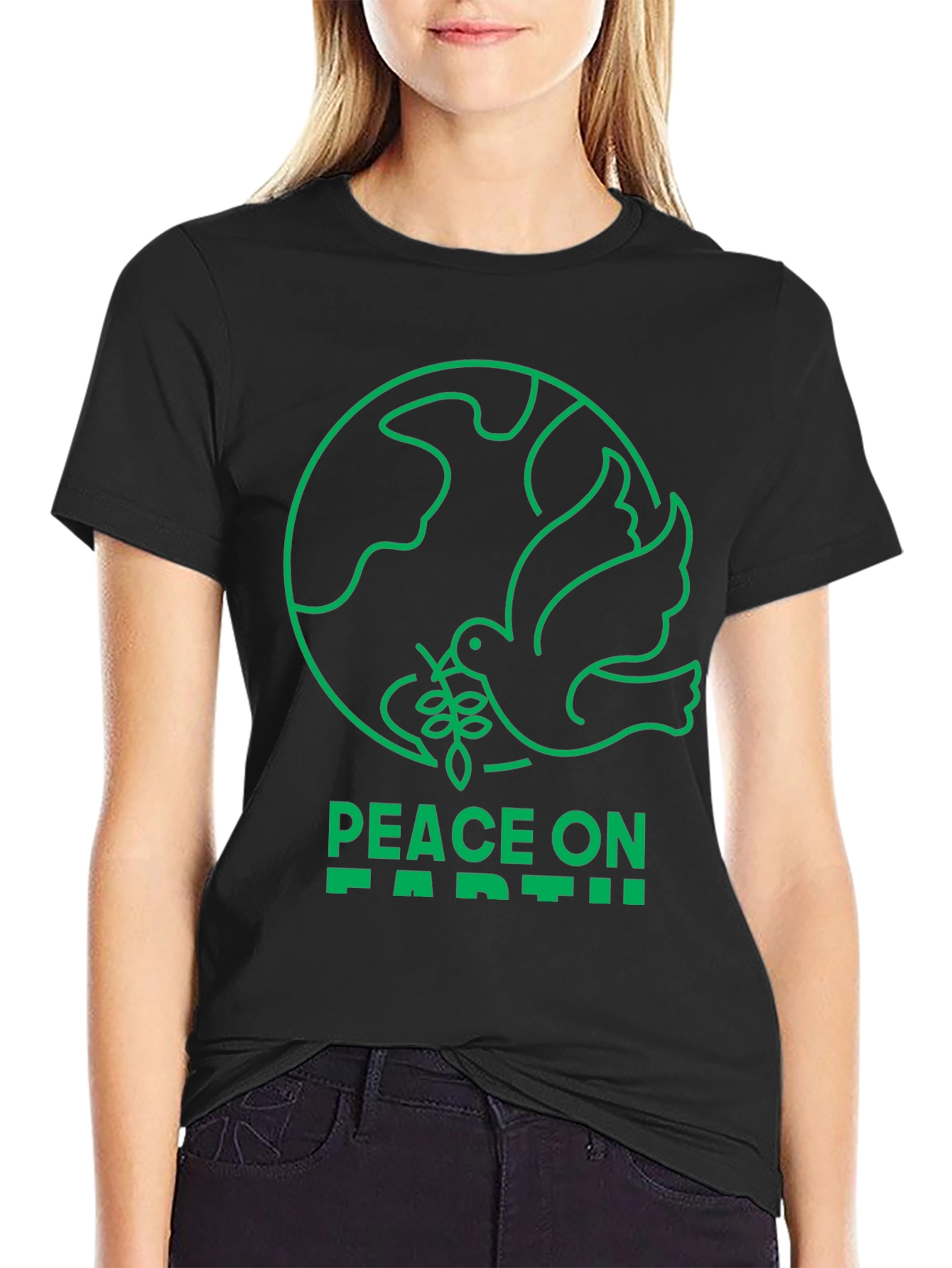 Peace On Earth Graphic T-Shirt
