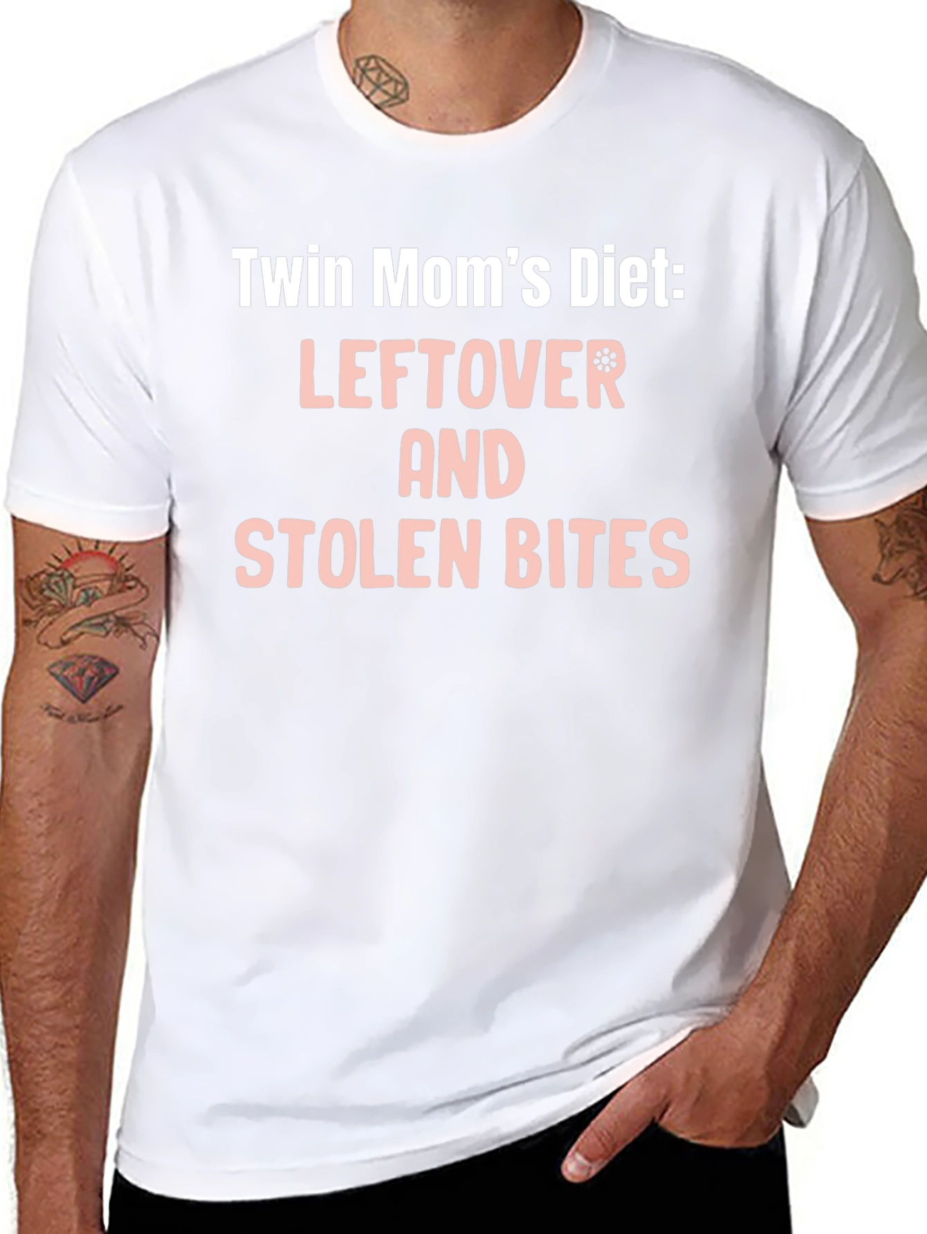 Twin Moms Diet T-Shirt - Leftover & Stolen Bites