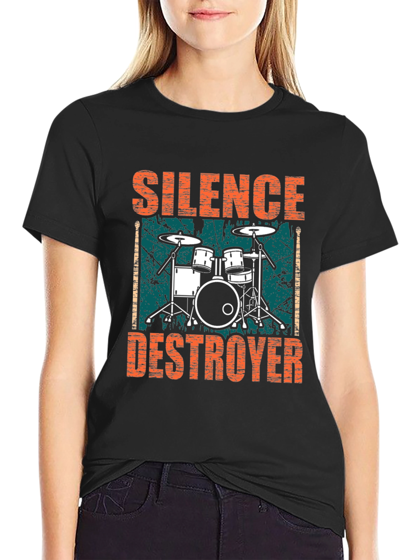 Silence Destroyer Drummer T-Shirt